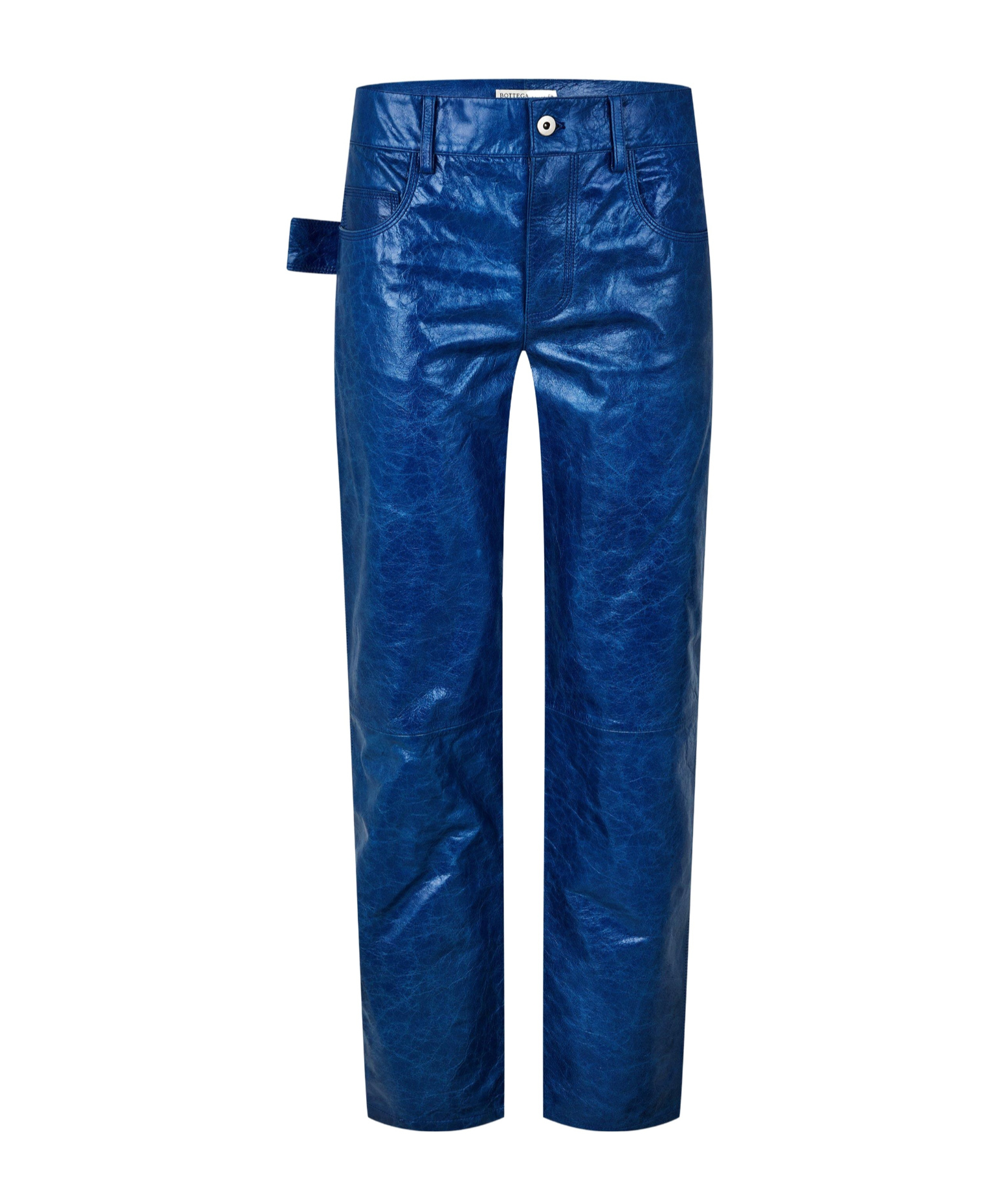 Bottega Veneta Classic Straightleg Trousers In Blue
