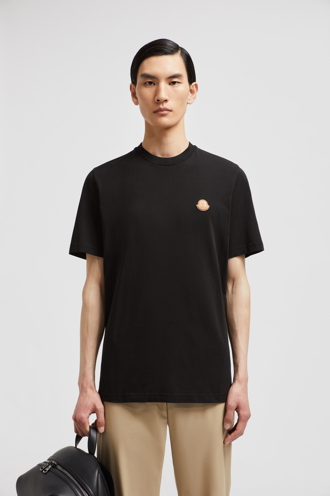 Moncler Ss T-shirt Box In Black