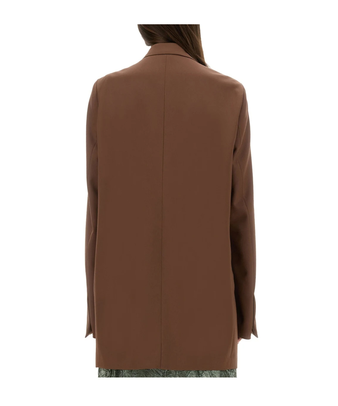 Dries Van Noten Double-breasted Suit Jacket In Brown