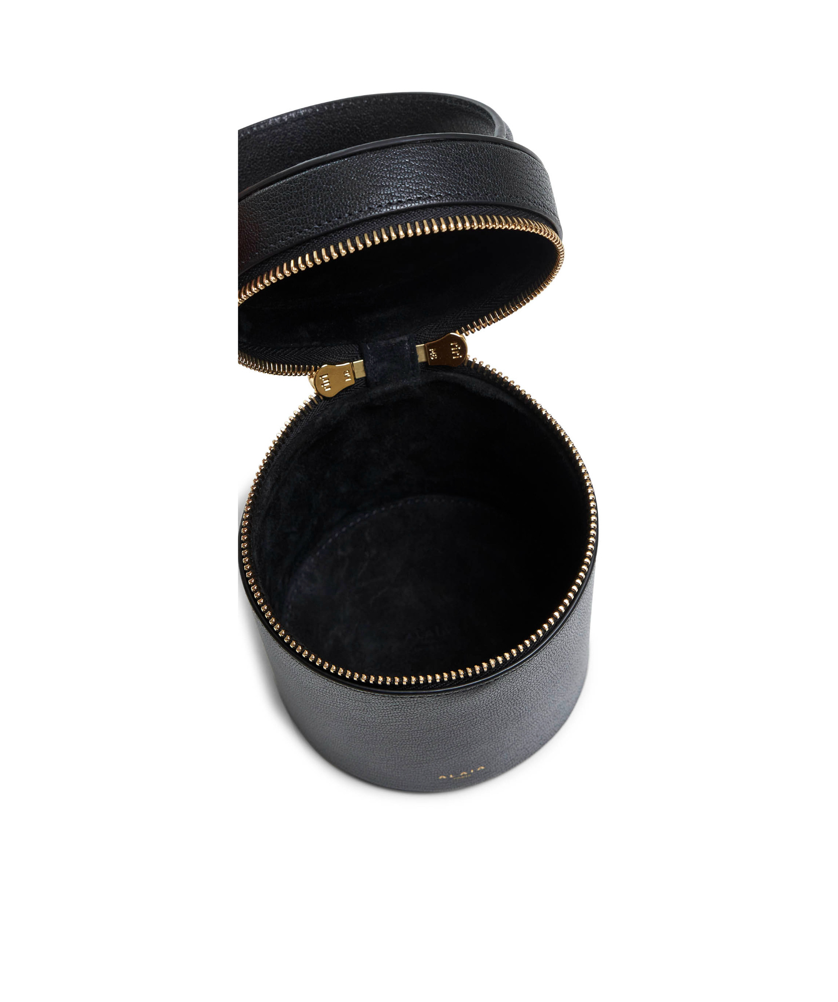 Alaïa Zippered Handbag In Black