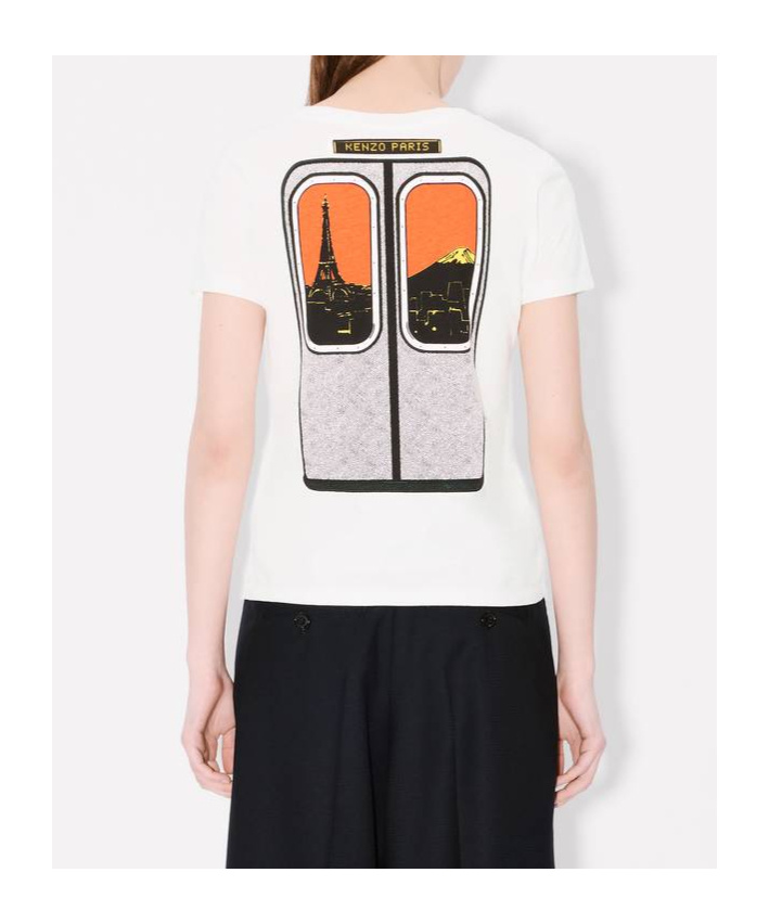 Kenzo ' City' T-shirt In Cotton In White
