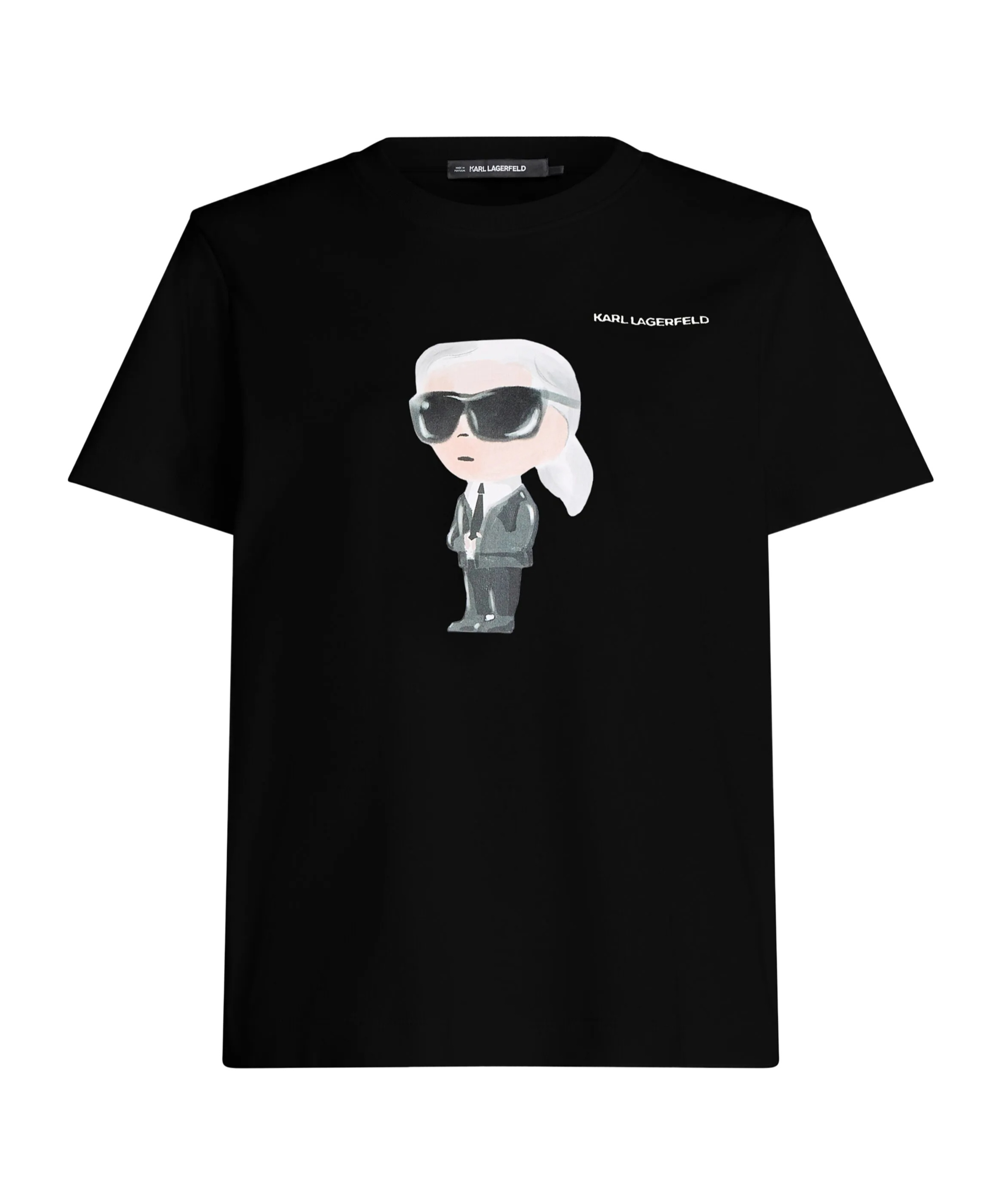 Karl Lagerfeld Ikon T-shirt In Black