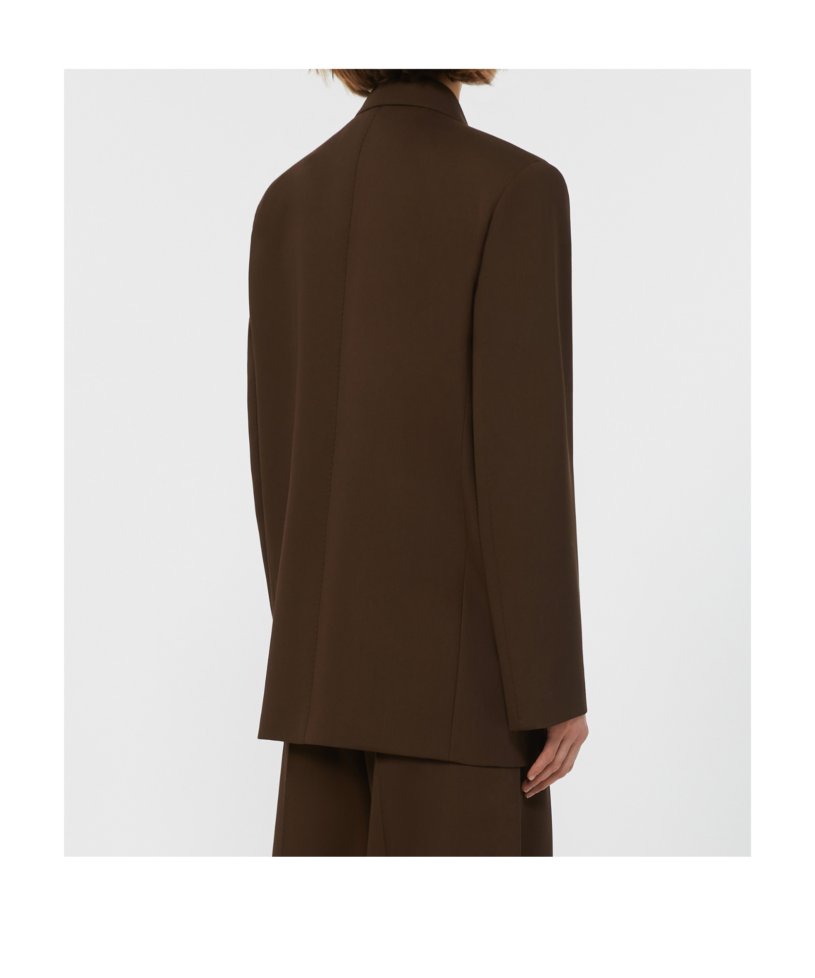 Weekend Max Mara Long-sleeved Suit Jacket In Brown