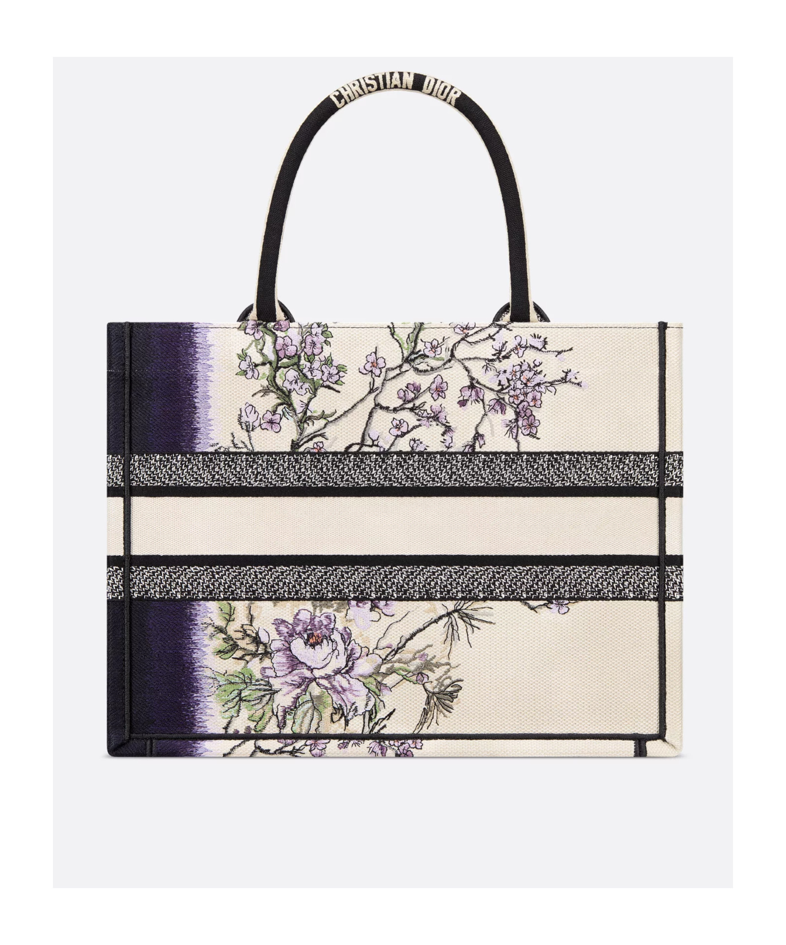 Dior Medium  Book Tote In White