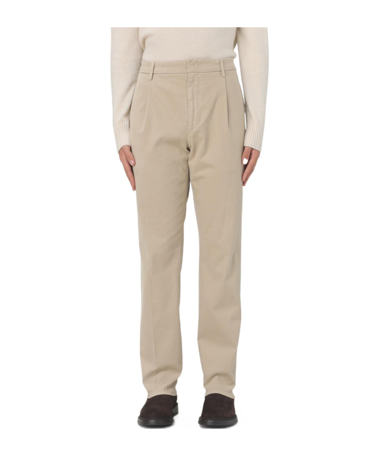 Dondup Belt Loop Casual Pants In Multi