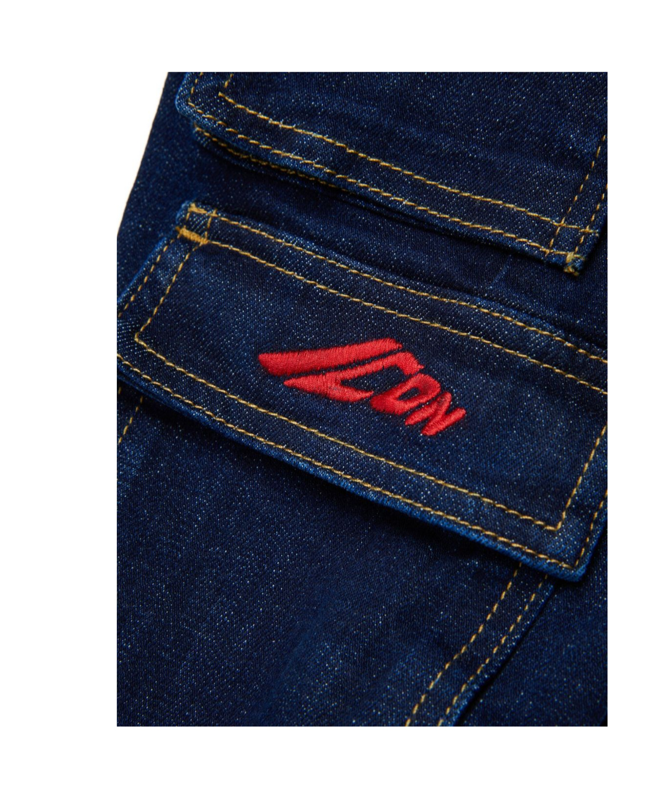 Dsquared2 Logo-embroidered Cargo Jeans In Blue