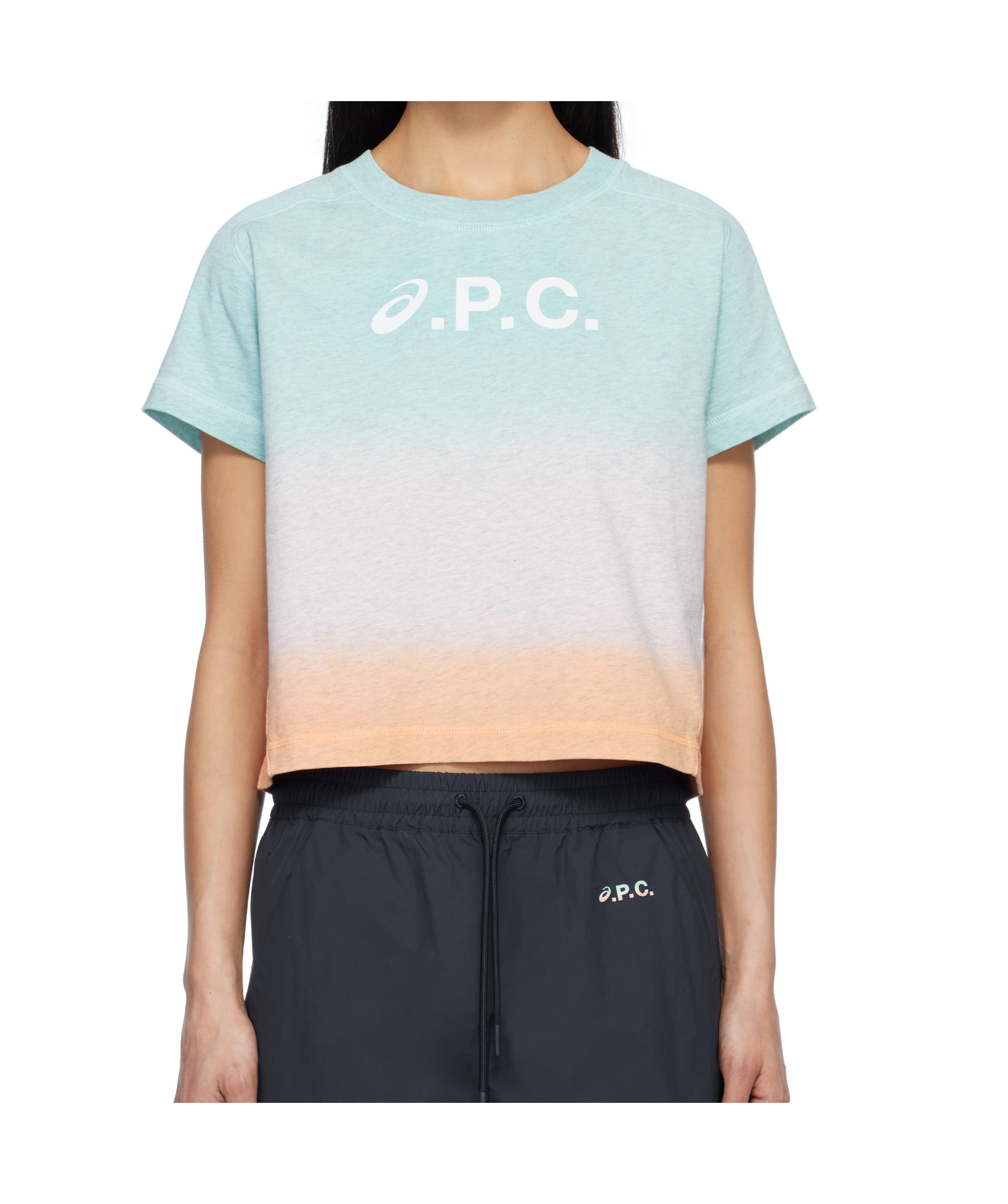 Apc Cloud T-shirt In Blue/pink