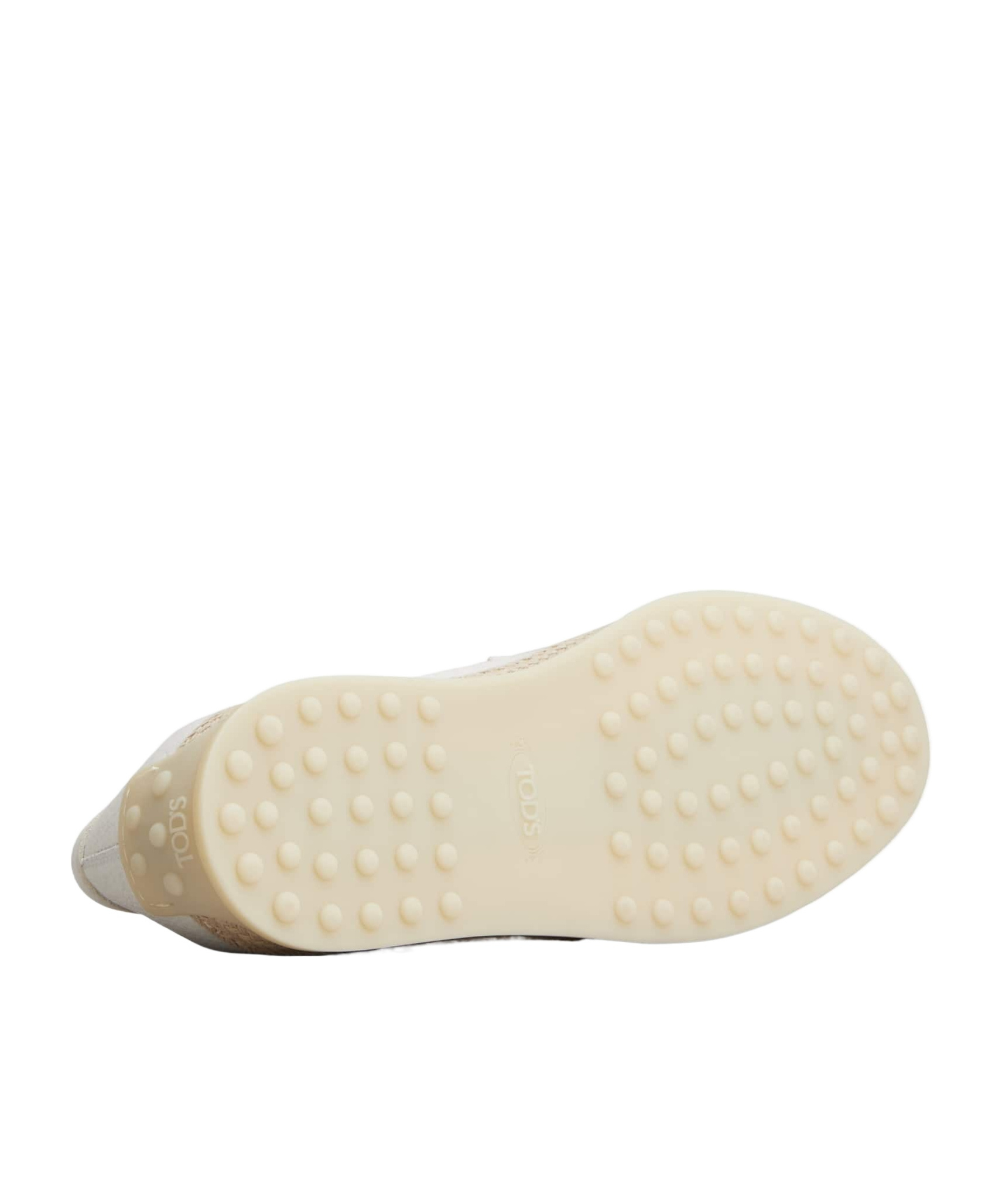 Tod's Women's Leather Moccasins With Outsol Loafer In White