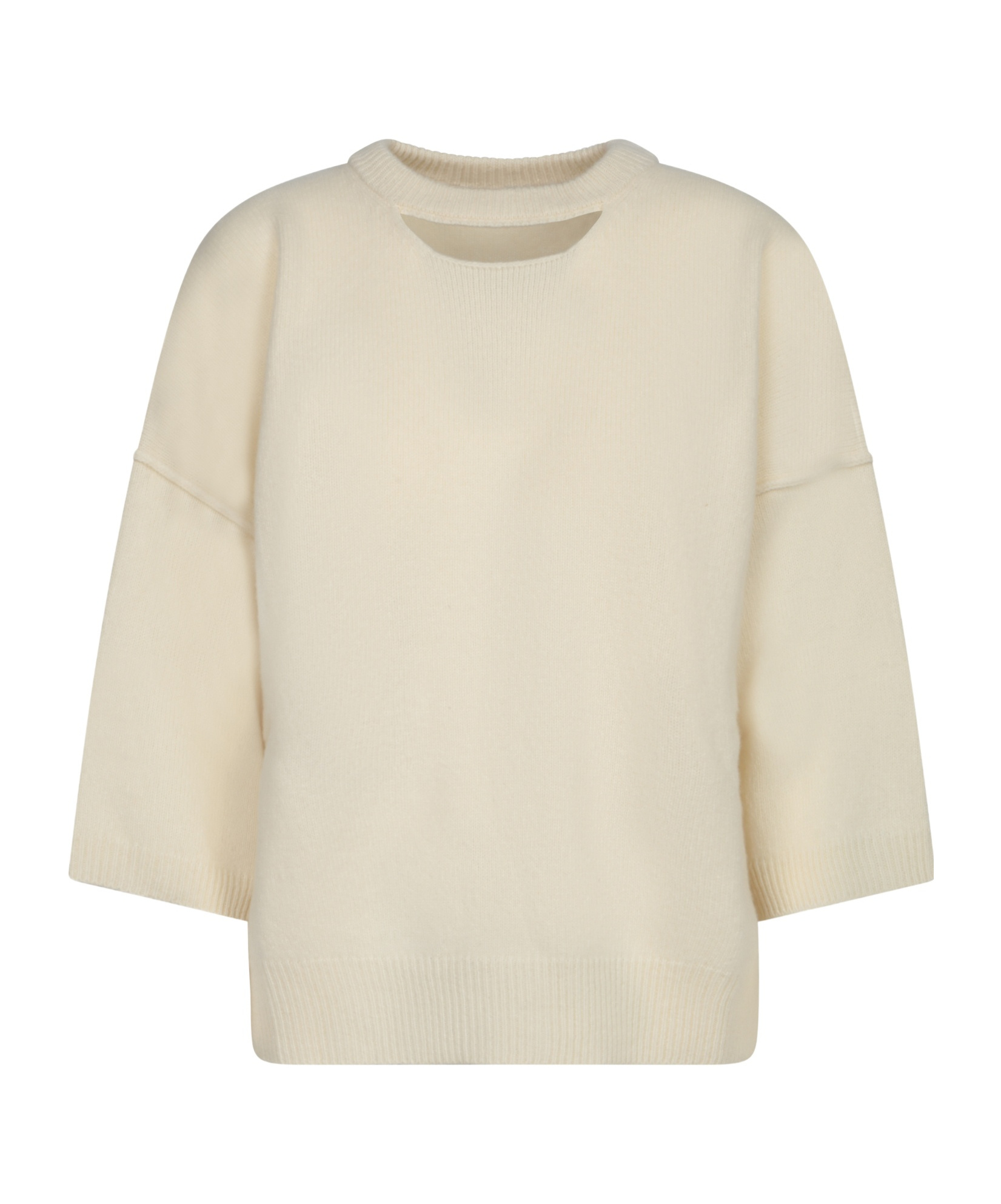 Federica Tosi Crew Neck Pullover In White