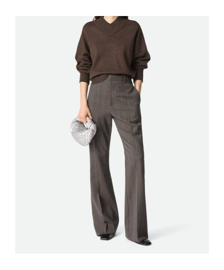 Bottega Veneta Mini Jodie In Silver