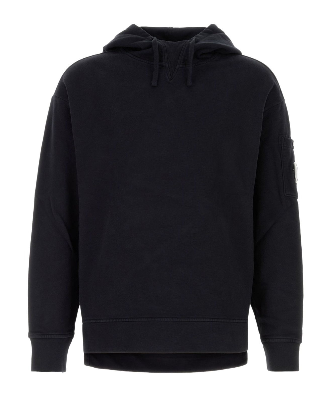 C.p. Company Slate Cotton Sweatshirt In Black
