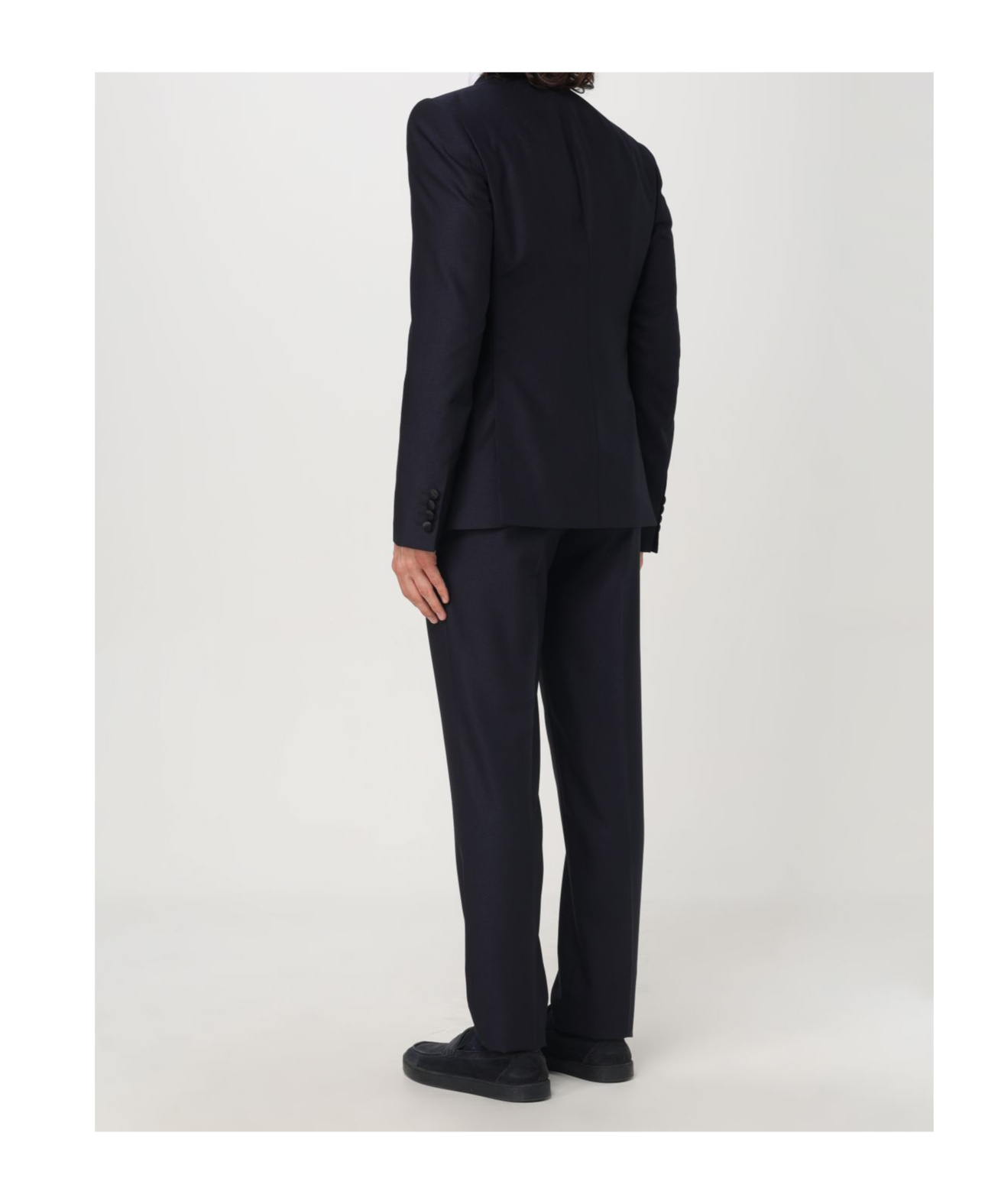 Emporio Armani Single-breasted Suit In Black