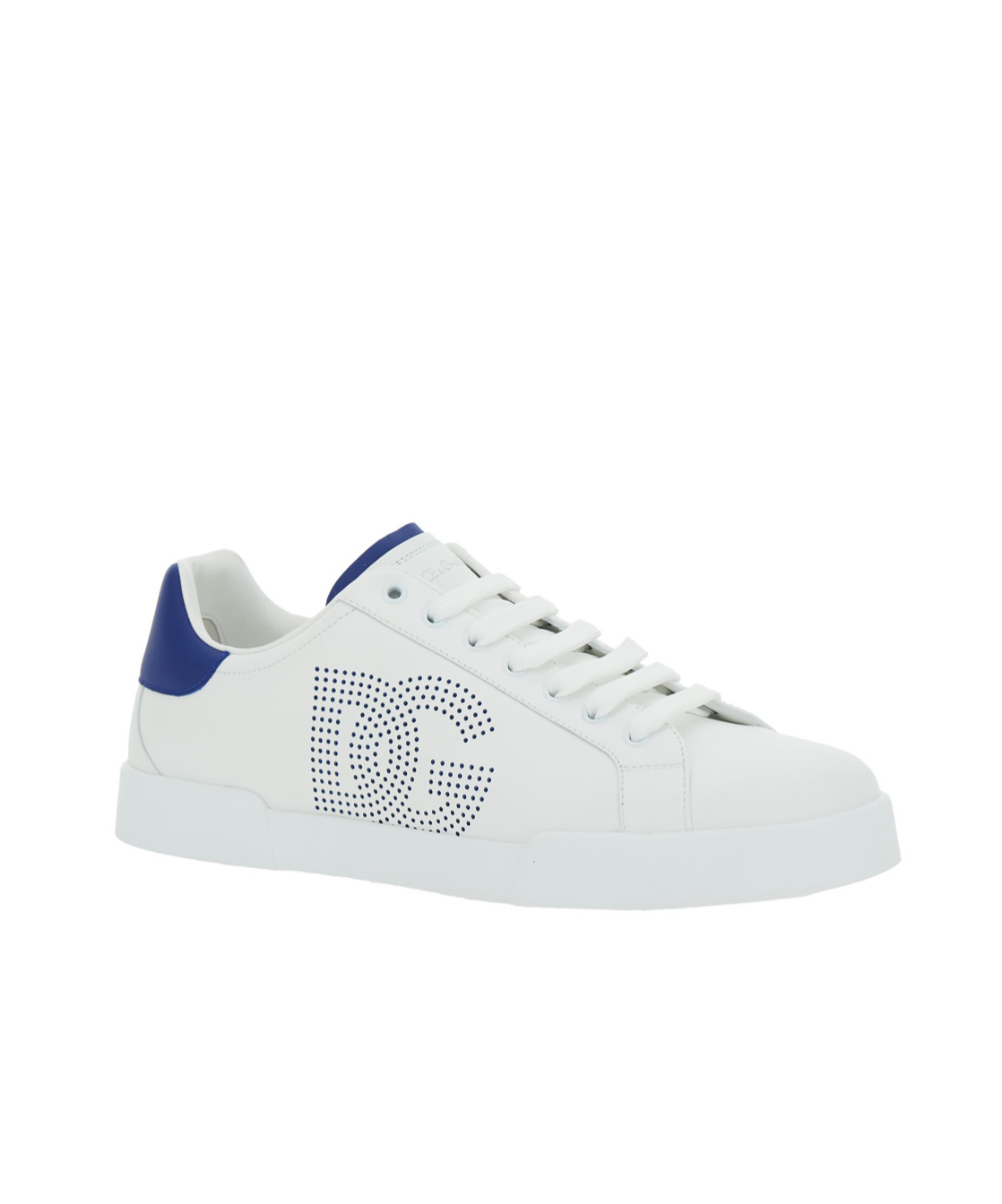 Dolce & Gabbana Round Head Low-cut Sneakers In White
