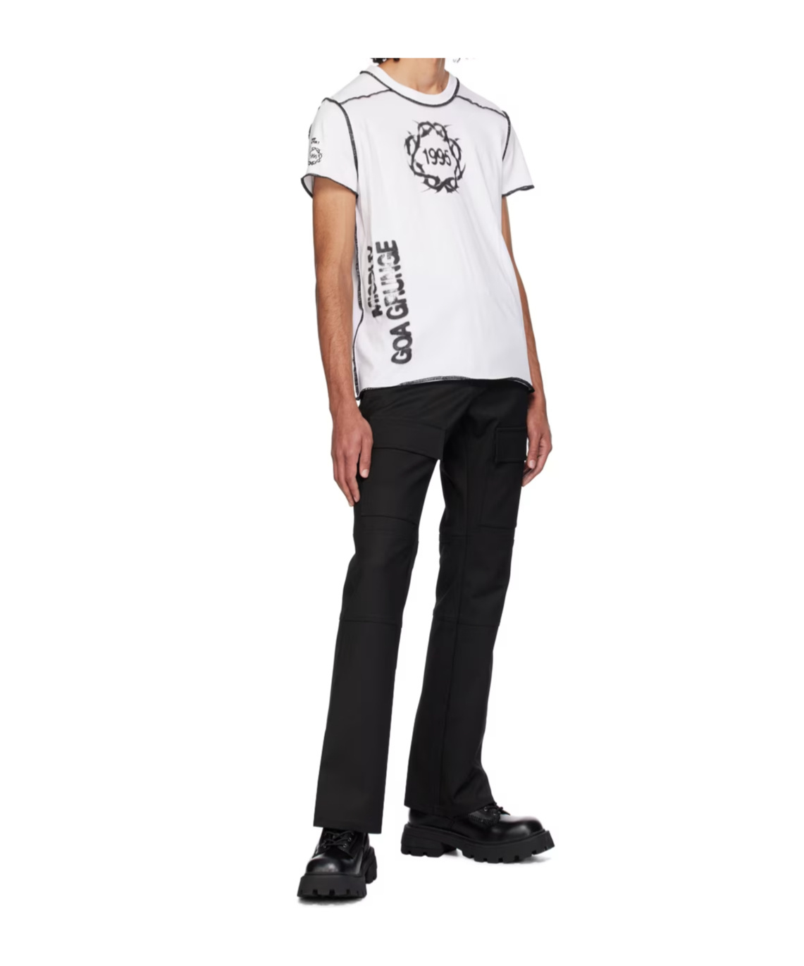 Misbhv Logo Round-neck T-shirt In White