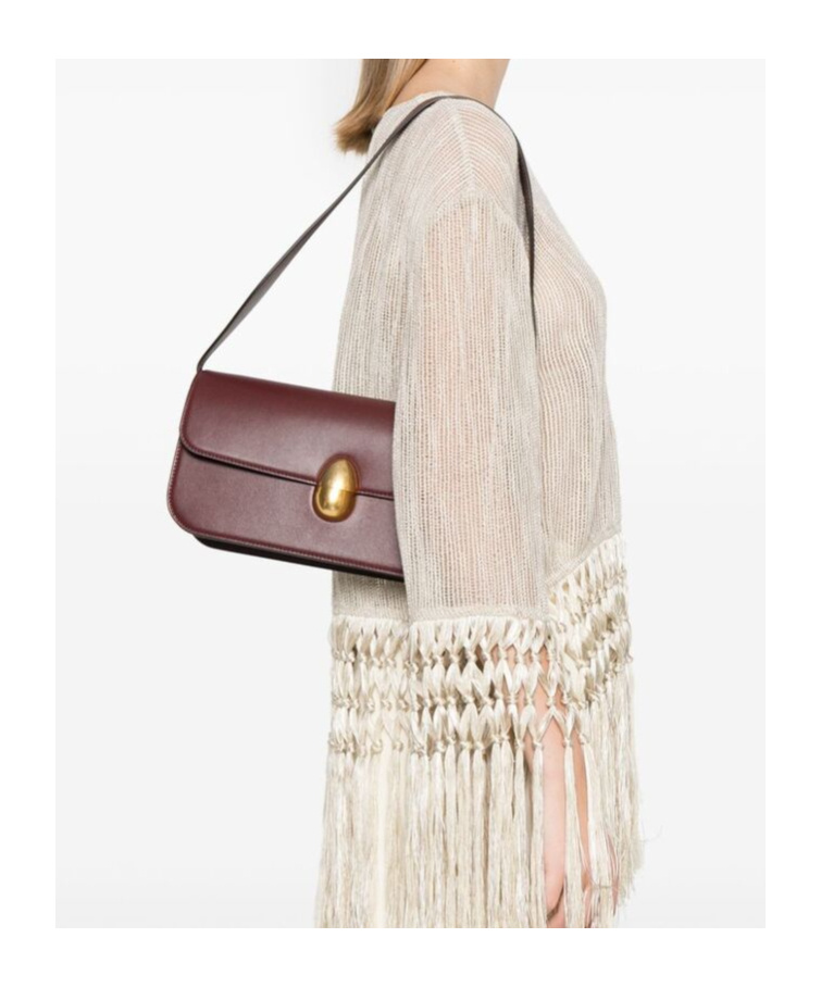Neous Flip Shoulder Bag In Red