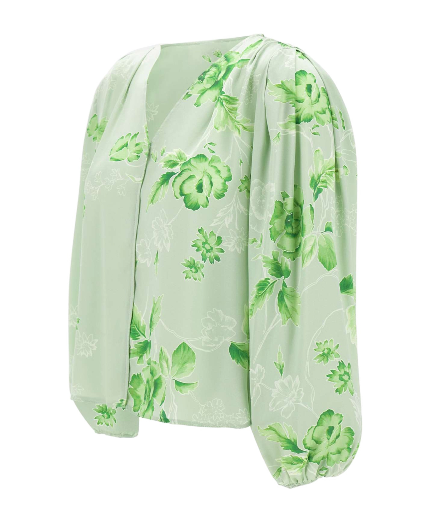 Shop Marella Long-sleeved Shirt In Green