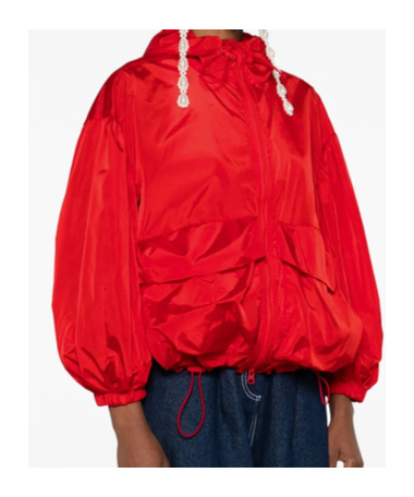 Simone Rocha Hooded Jacket In Red