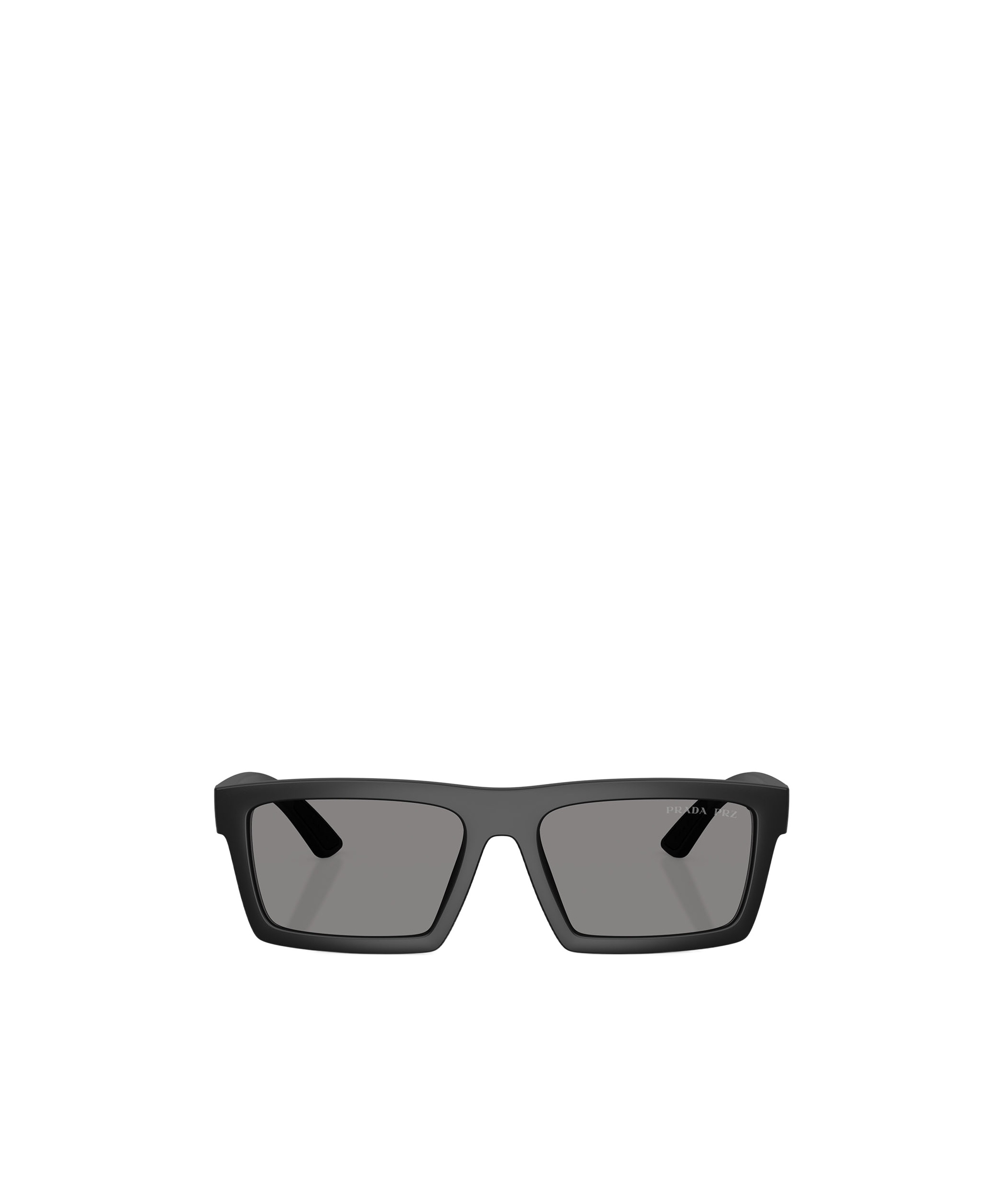 Prada Linea Rossa 55mm Rectangular Sunglasses In Gray