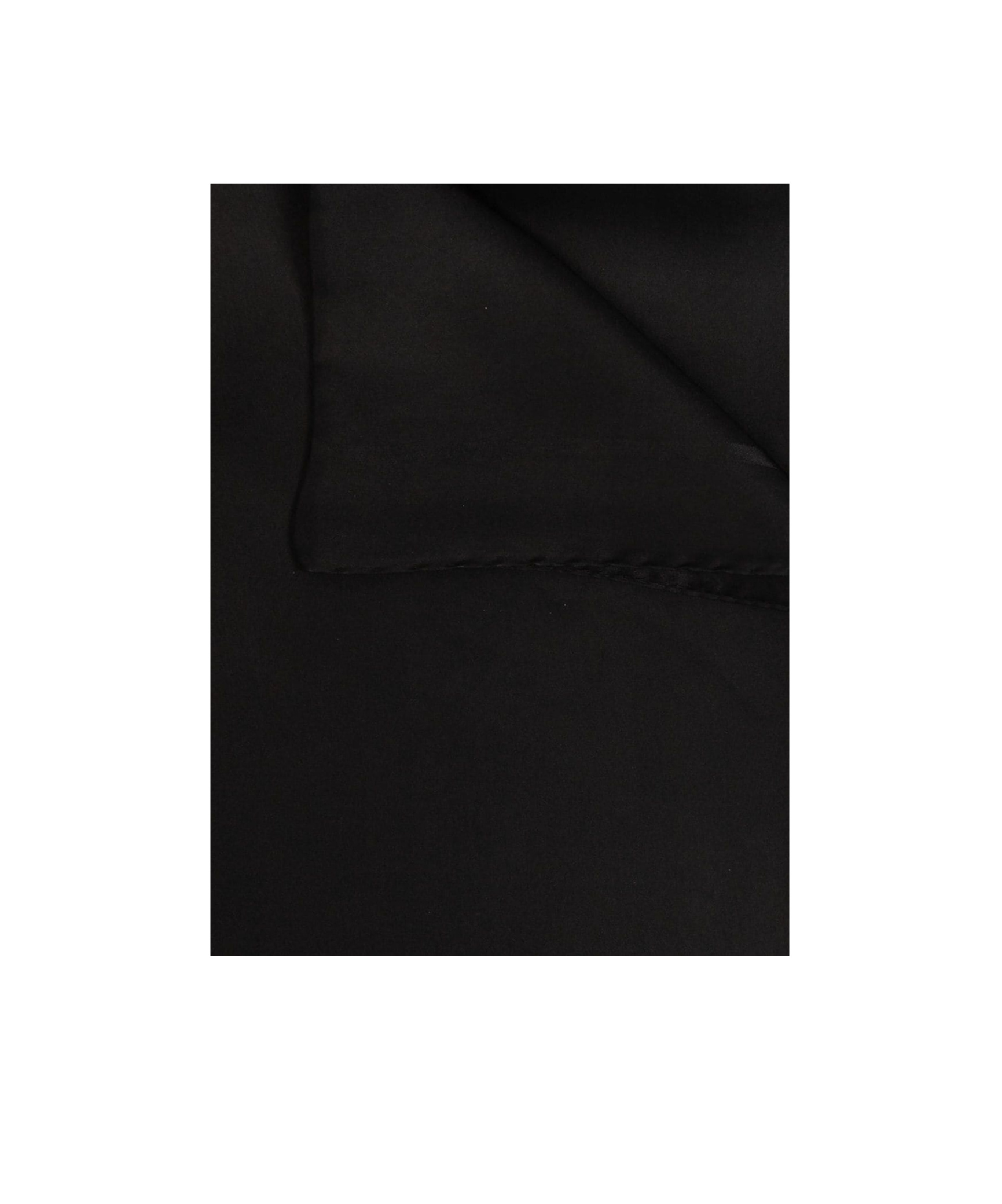 Saint Laurent Cassandre Silk Scarf In Black