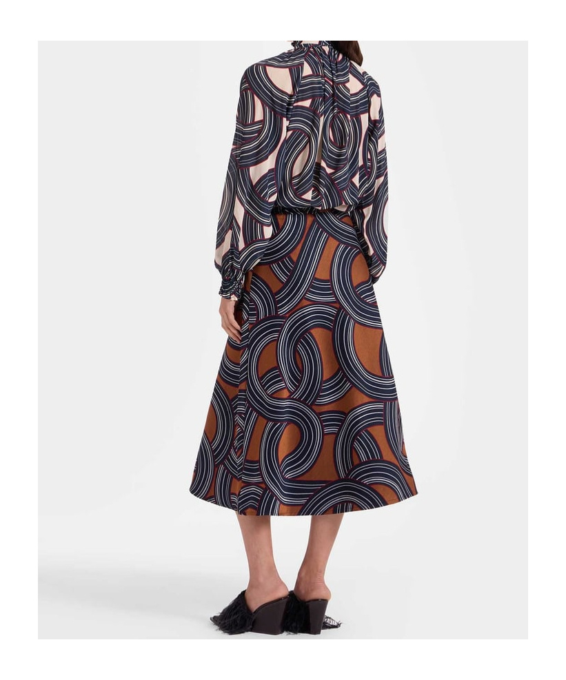 La Doublej Drawstring Skirt In Black