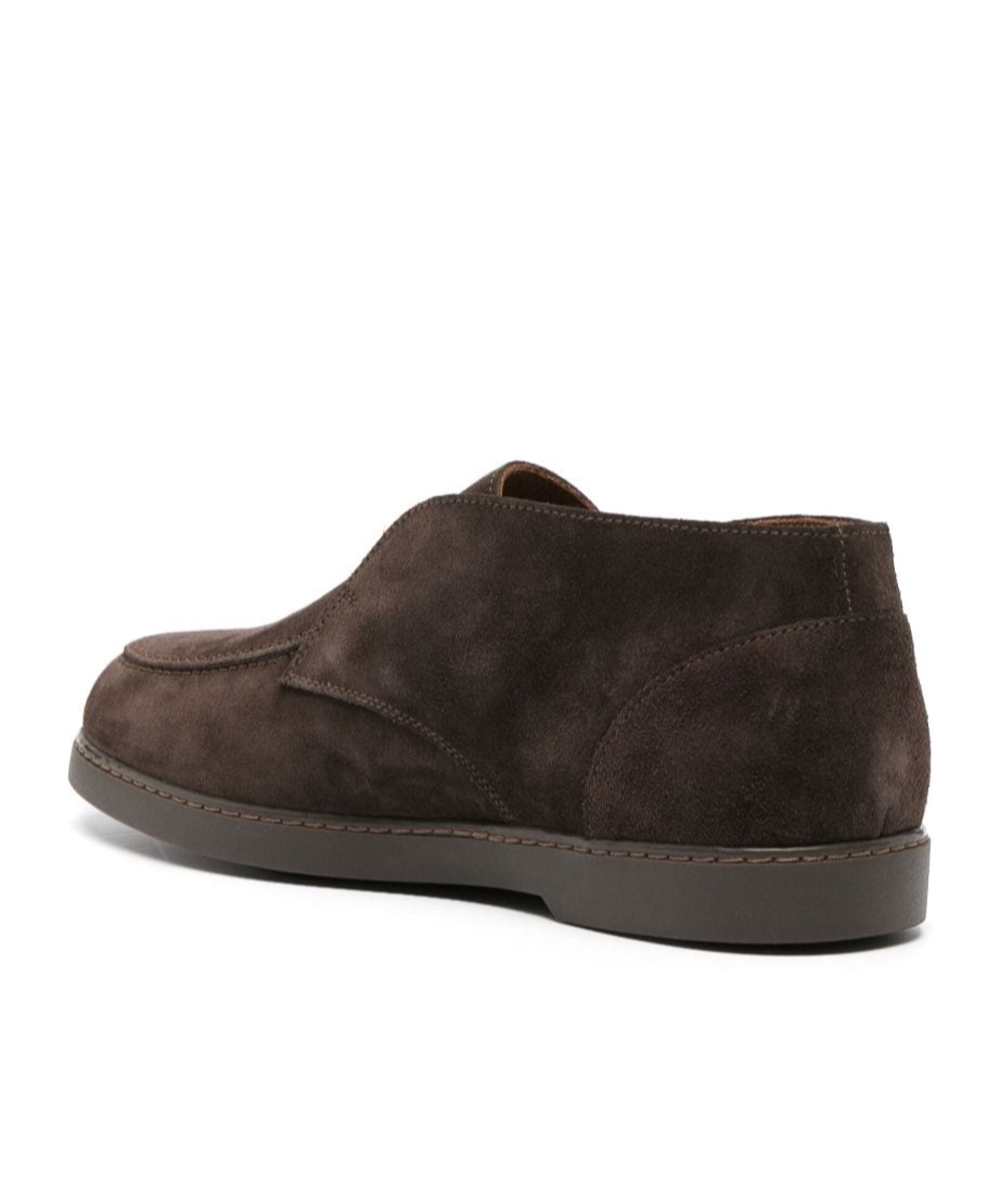 Doucal's Suede Chukka Ankle Boot In Brown