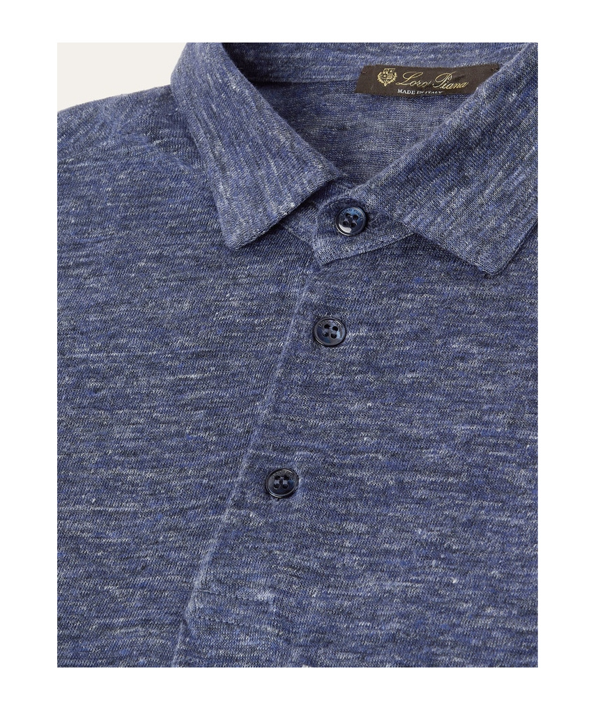 Loro Piana Polo Shirt In Blue