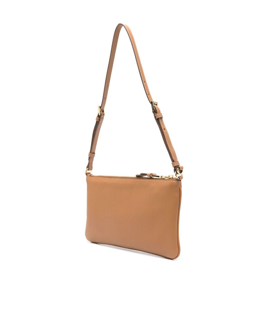Prada Leather Pouch In Nude
