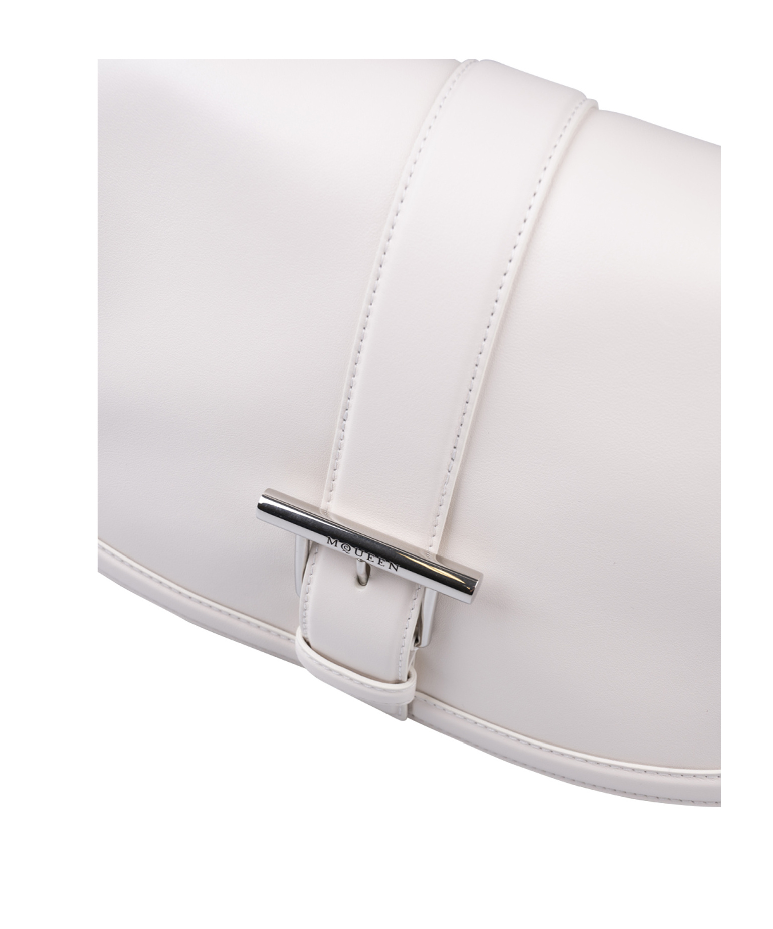 Alexander Mcqueen Flap Shoulder Bag In White