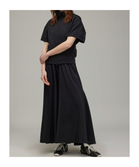 Y-3 3-stripes Short Sleeve Track Top In Black