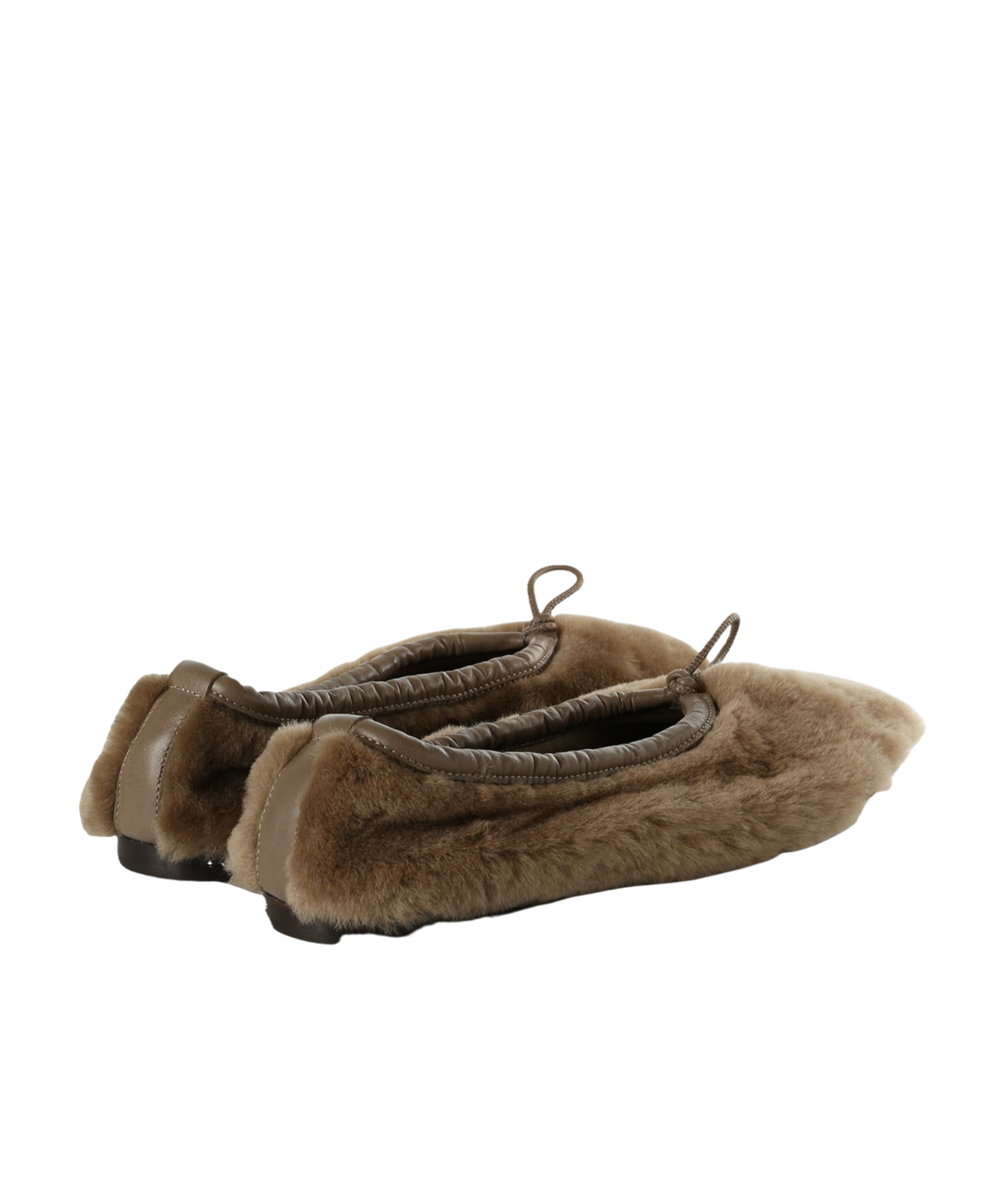 Hereu Ballet Flats In Brown