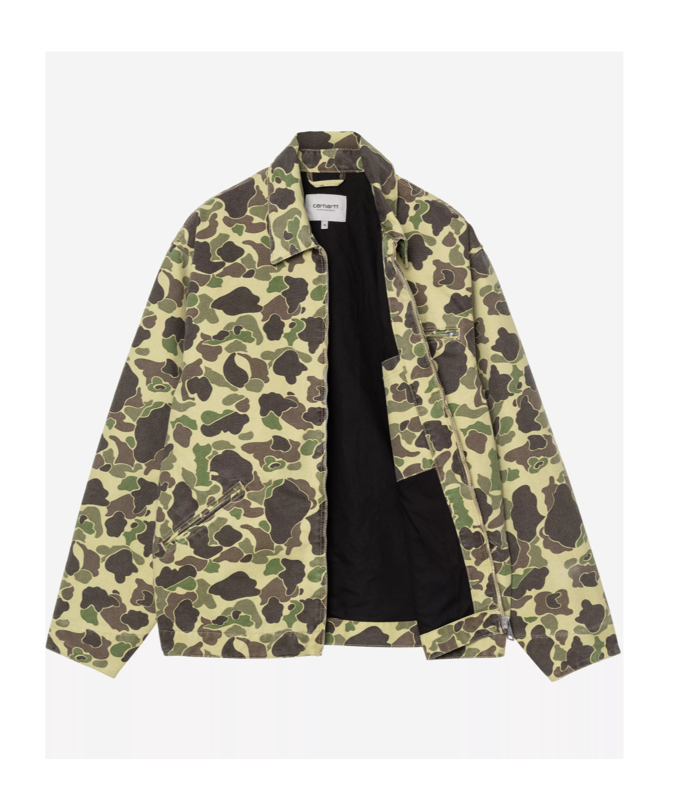 Carhartt Wip Duck Detroit Organic Cotton Jacket In Brown