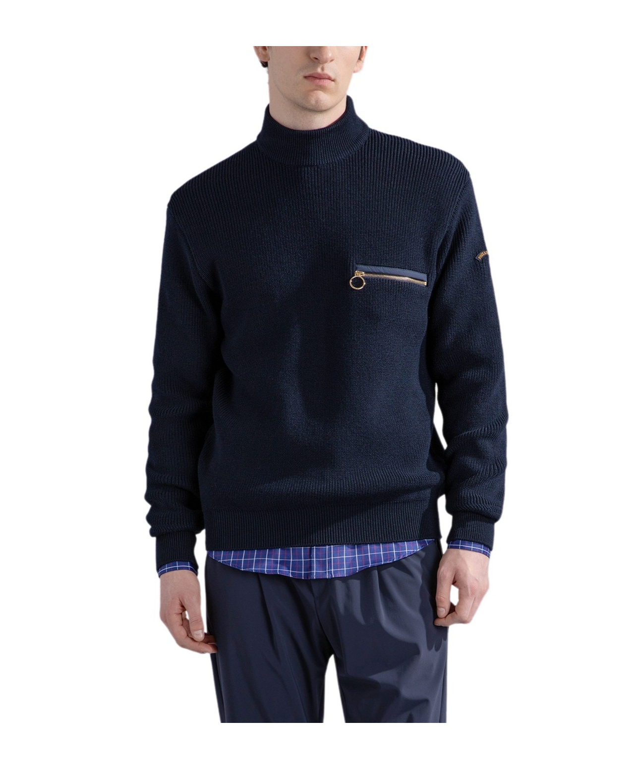 Paul & Shark Long-sleeved Sweater In Black