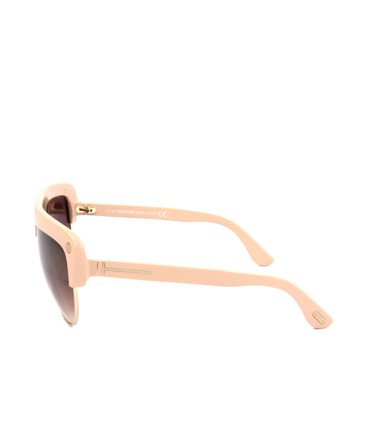 Tom Ford Geometric Sunglasses In Brown