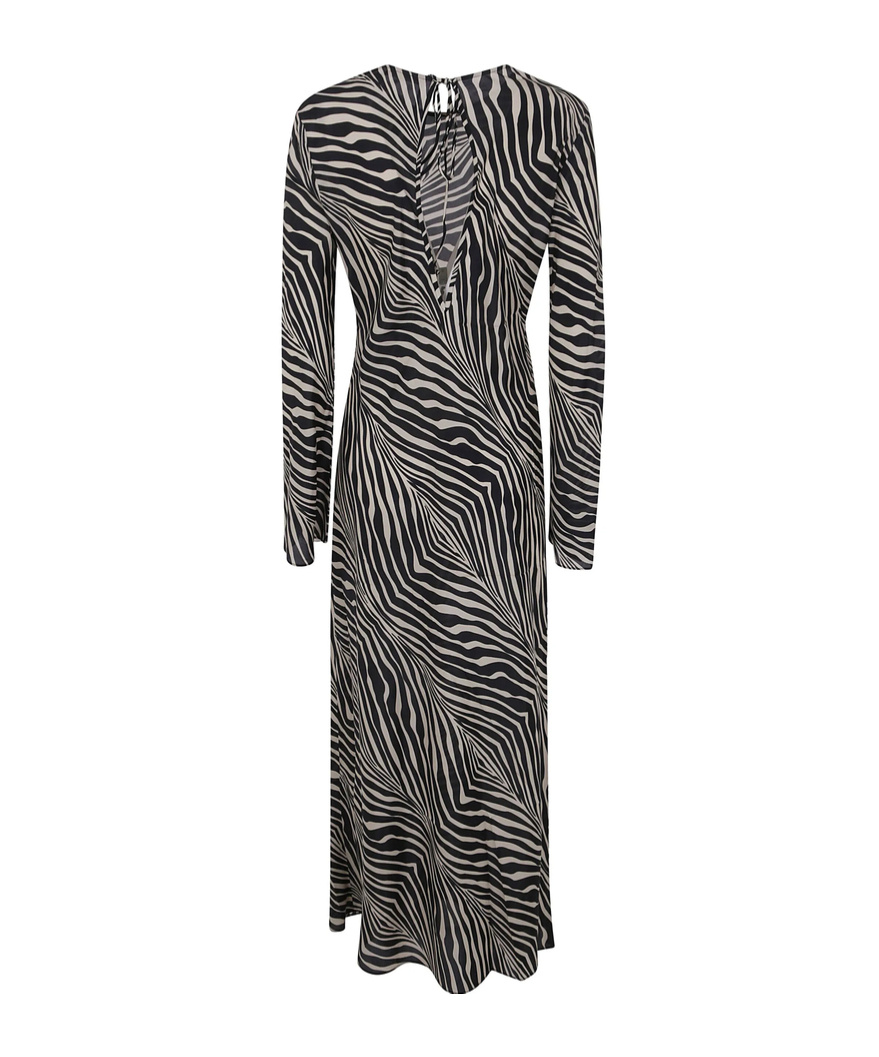 By Malene Birger Long-sleeved Dress In Black