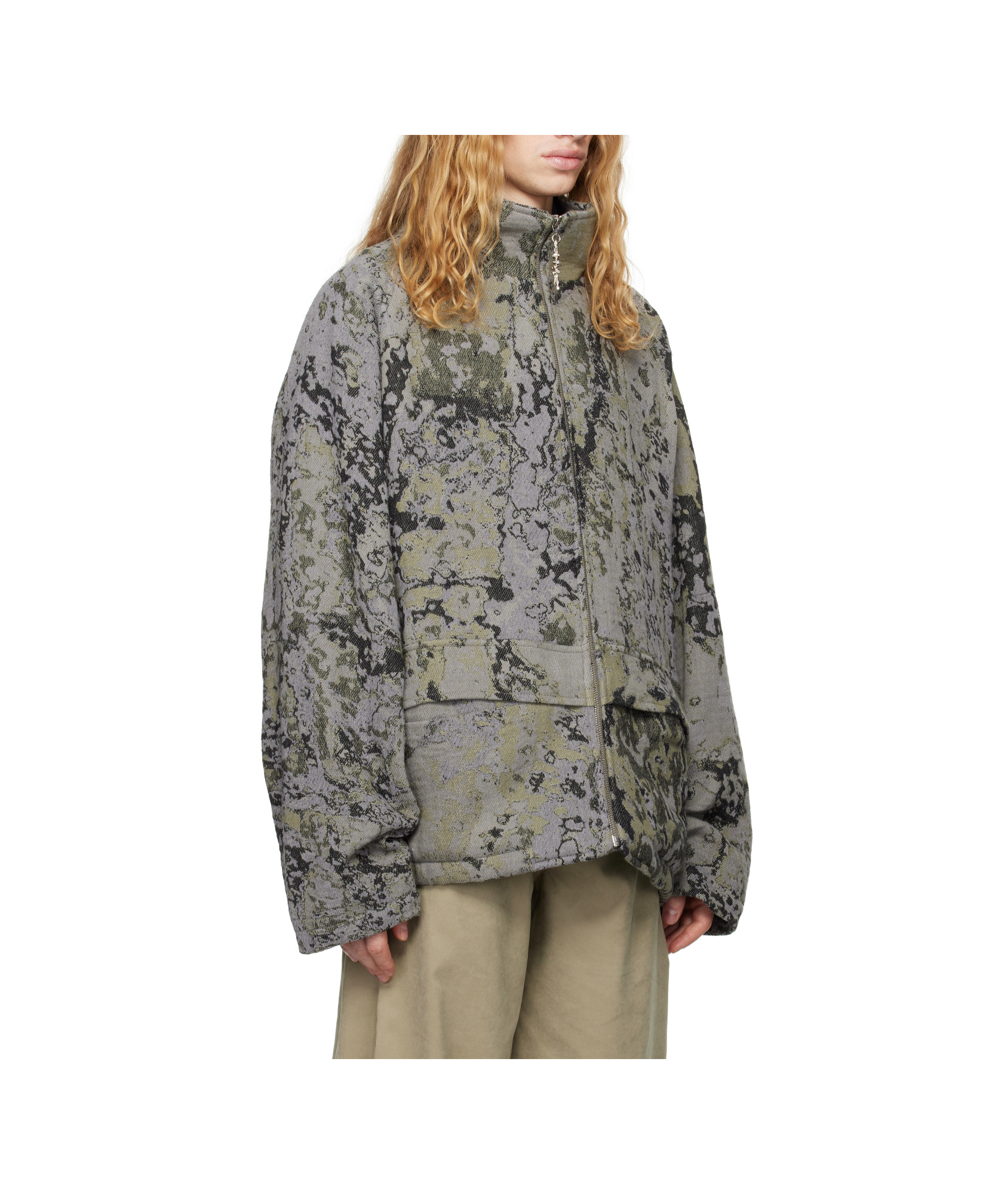 Serapis Raglan Sleeve Jacket In Multi
