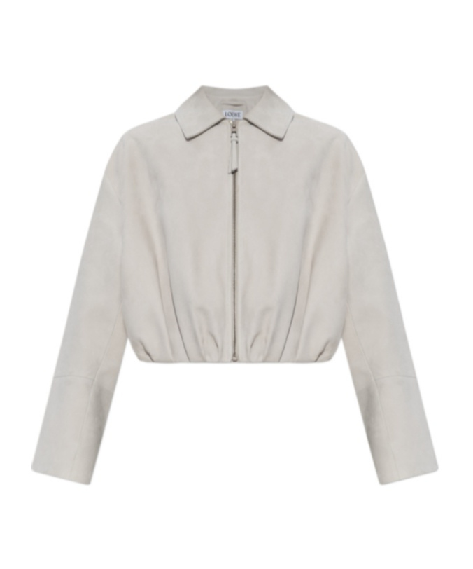 Loewe Draped Suede Jacket