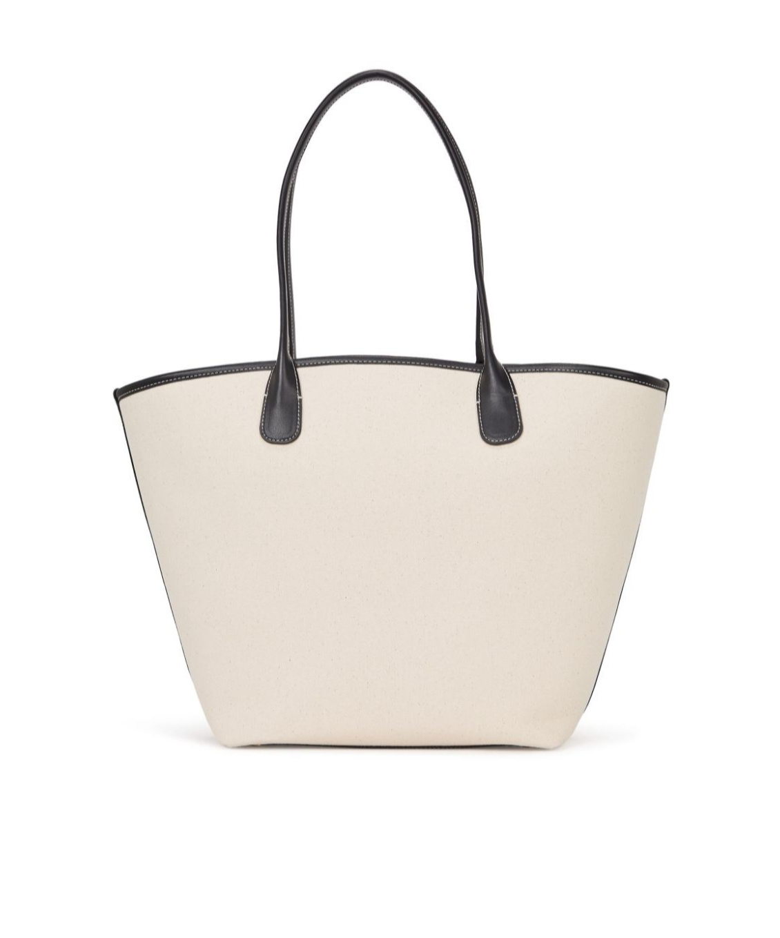 Karl Lagerfeld Medium Hotel Karl Canvas Tote Bag In White