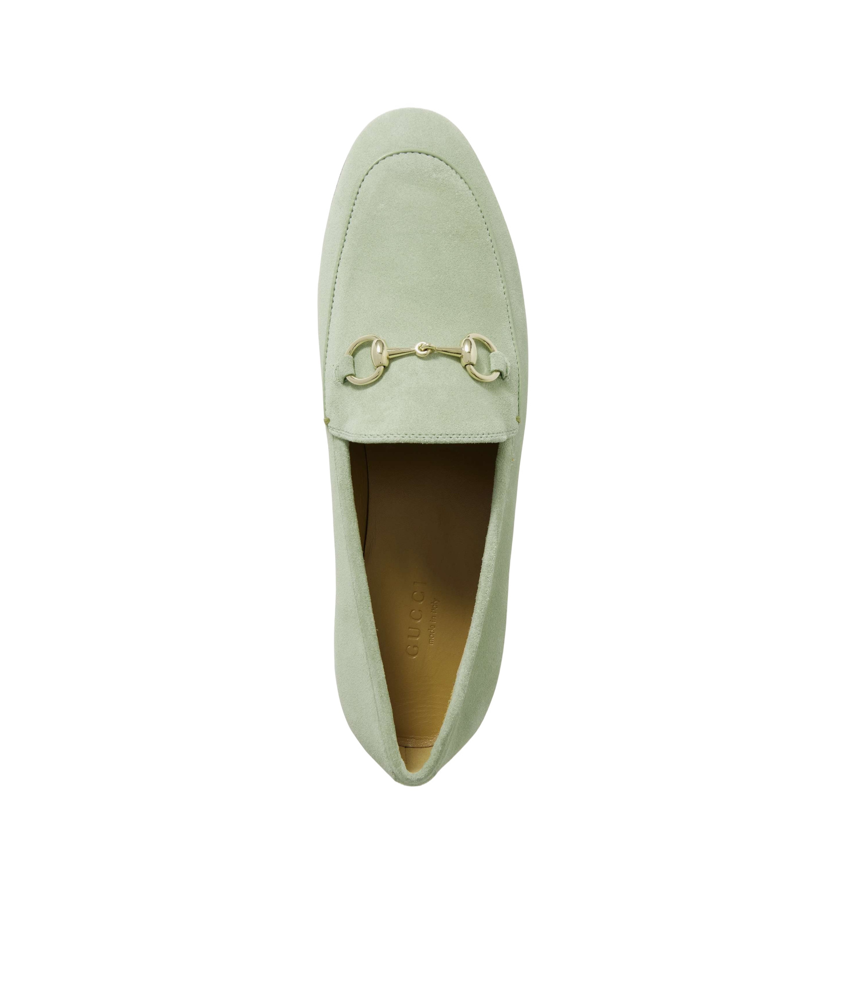 Gucci Jordaan Horsebit-detailed Leather-trimmed Suede Loafers In Gray