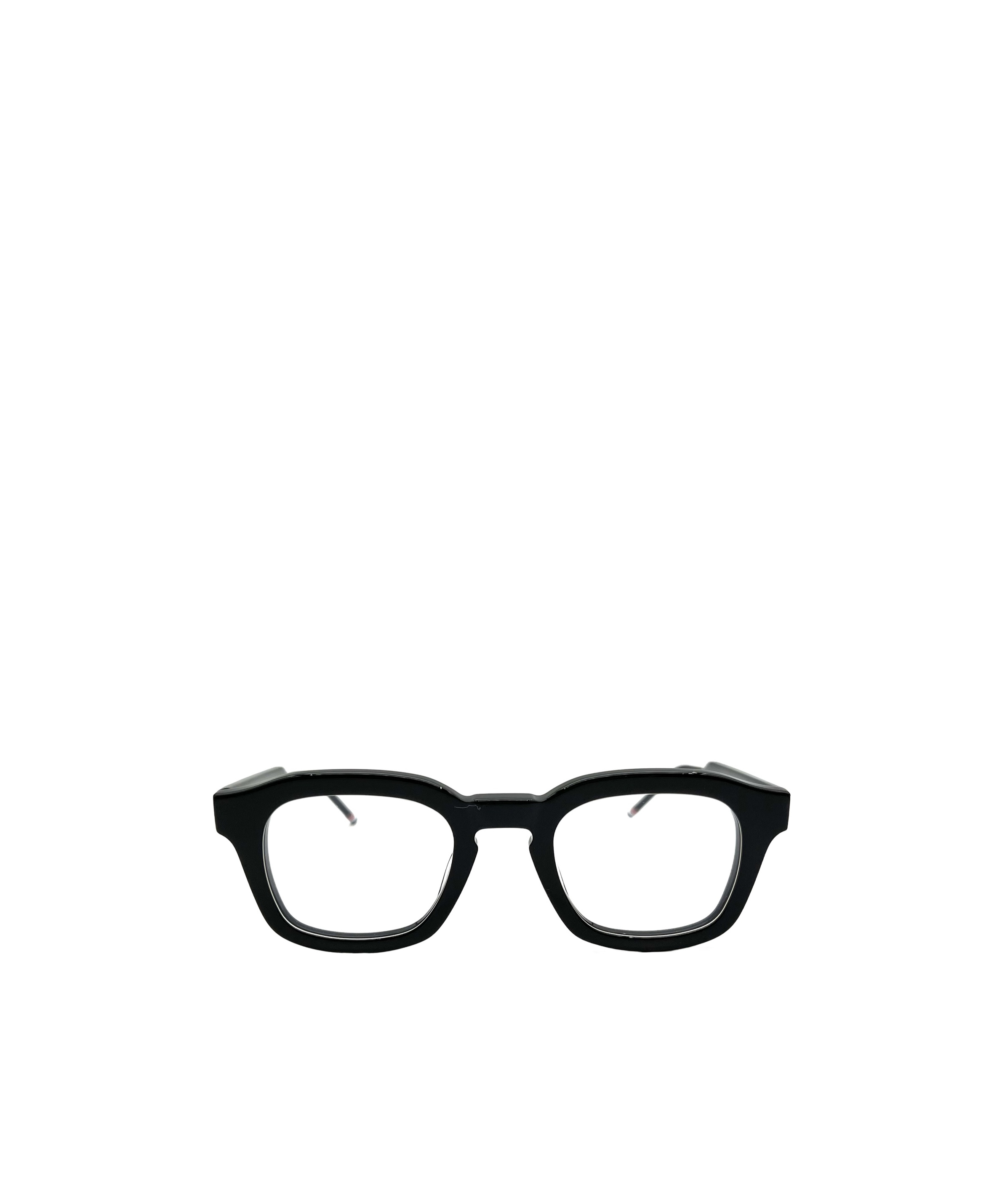 Thom Browne Geometrically Framed Flat Mirror In Black