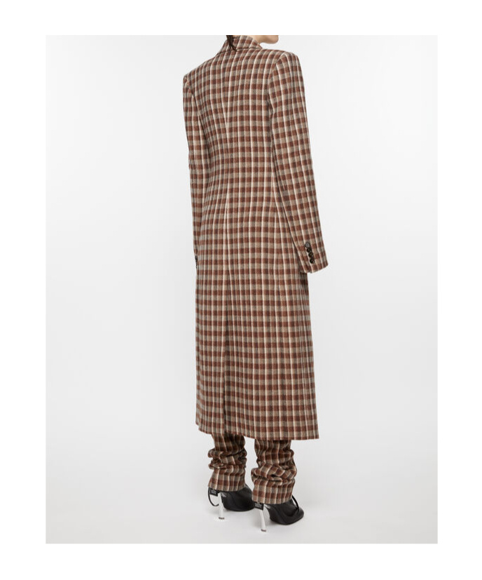 Acne Studios Single-breasted Coat In Brown