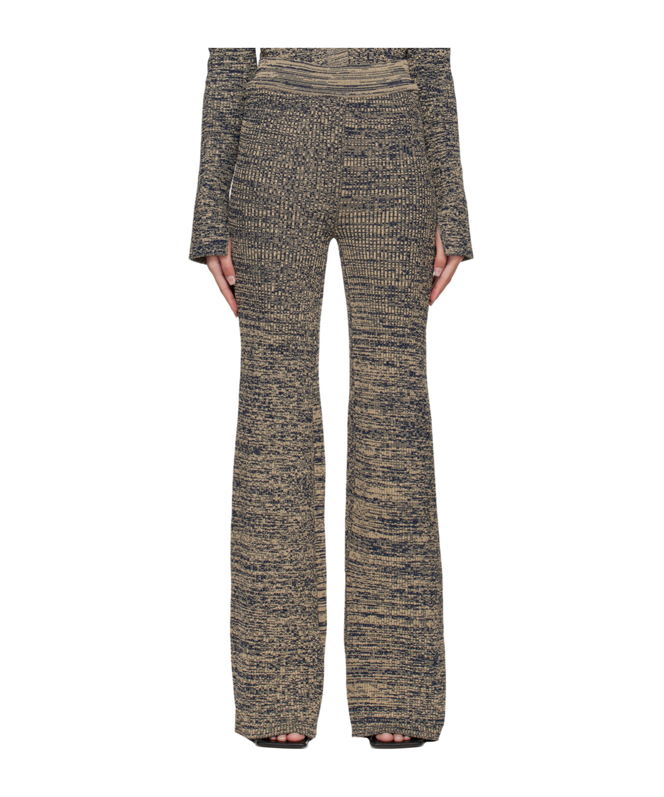 Remain Birger Christensen Soleima Straight-leg Knitted Trousers In Multicolor