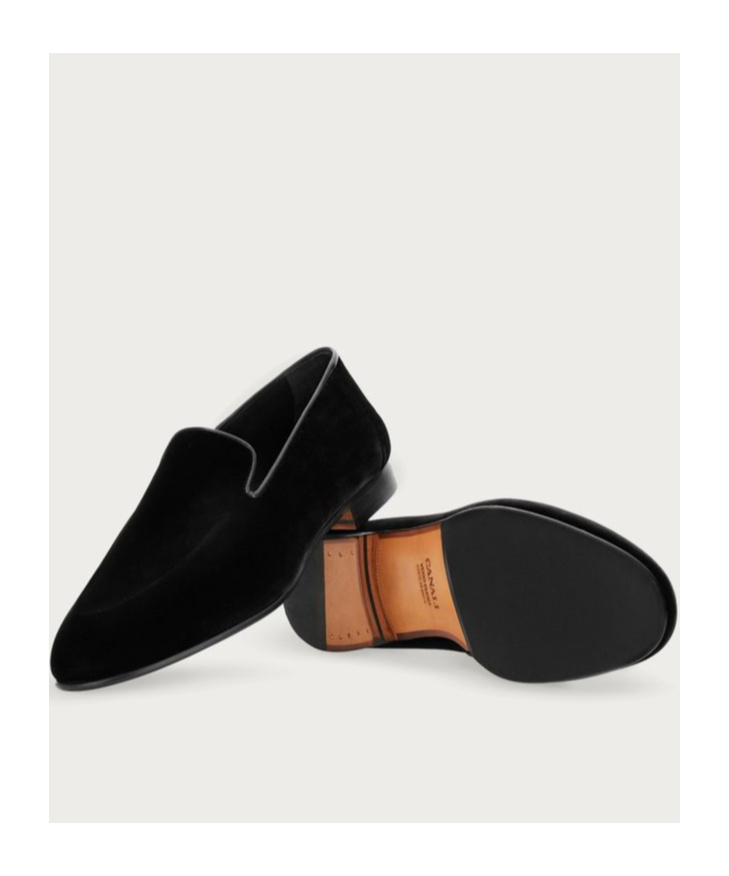 Canali Flat Shoes Blacks And Greys In Black