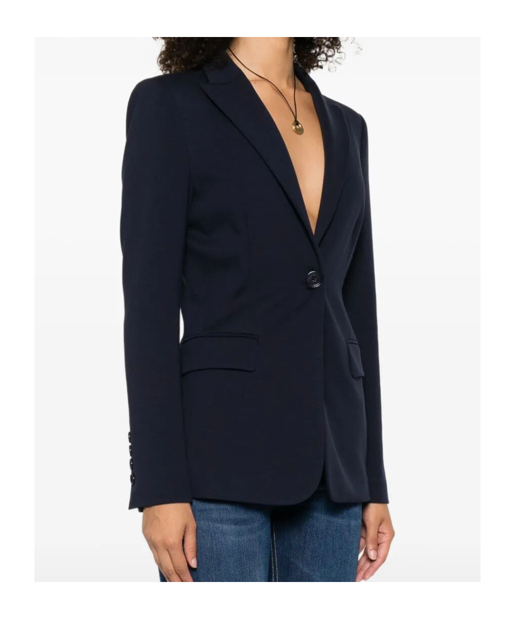 Pinko Single-button Blazer In Blue