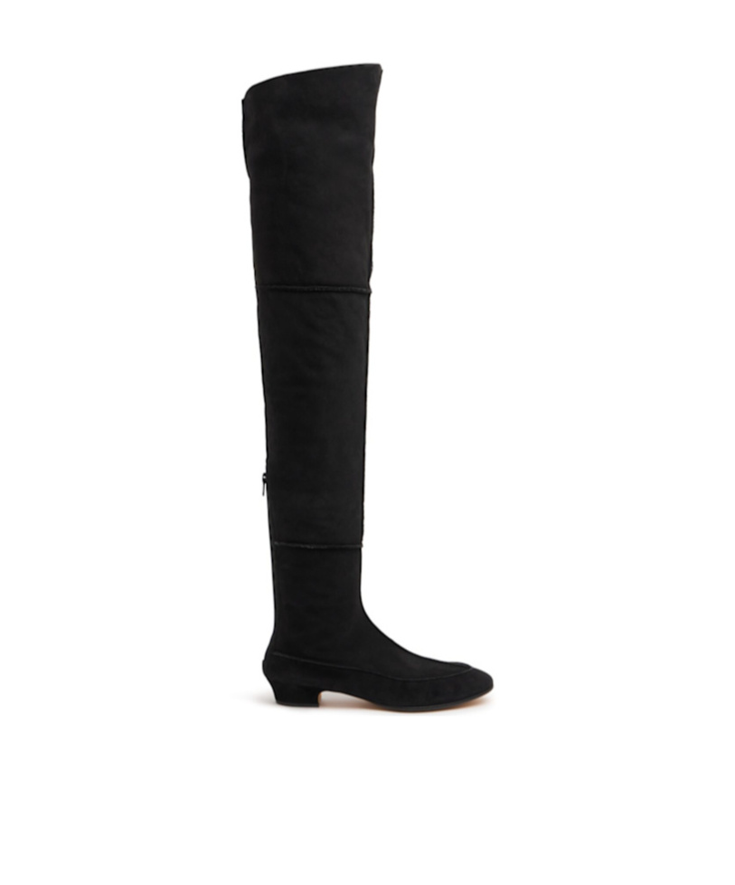 The Row Hereditas Shearling Over-the-knee Boots