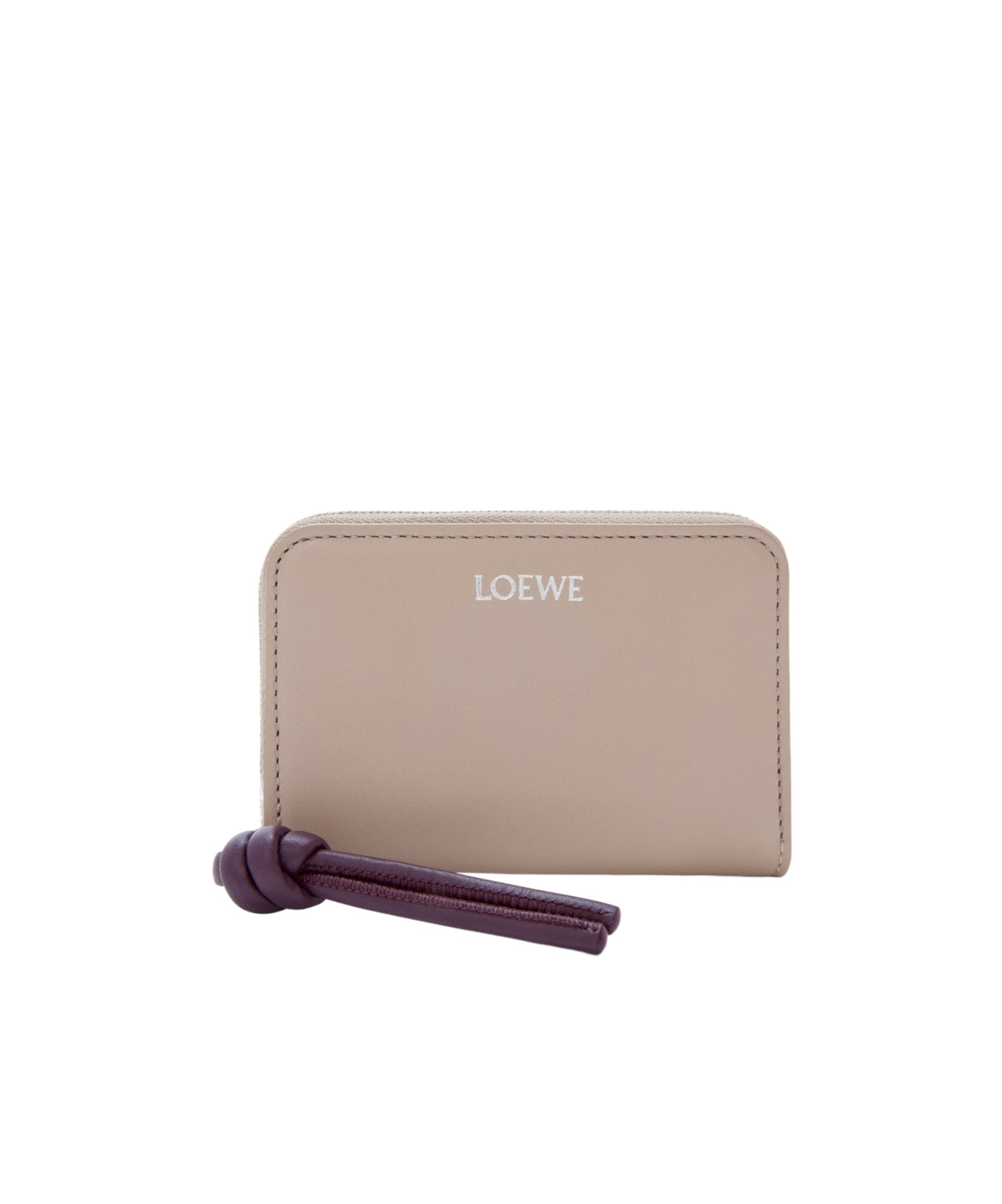 Loewe Zipped Coin Purse In Shiny Nappa Calfskin
