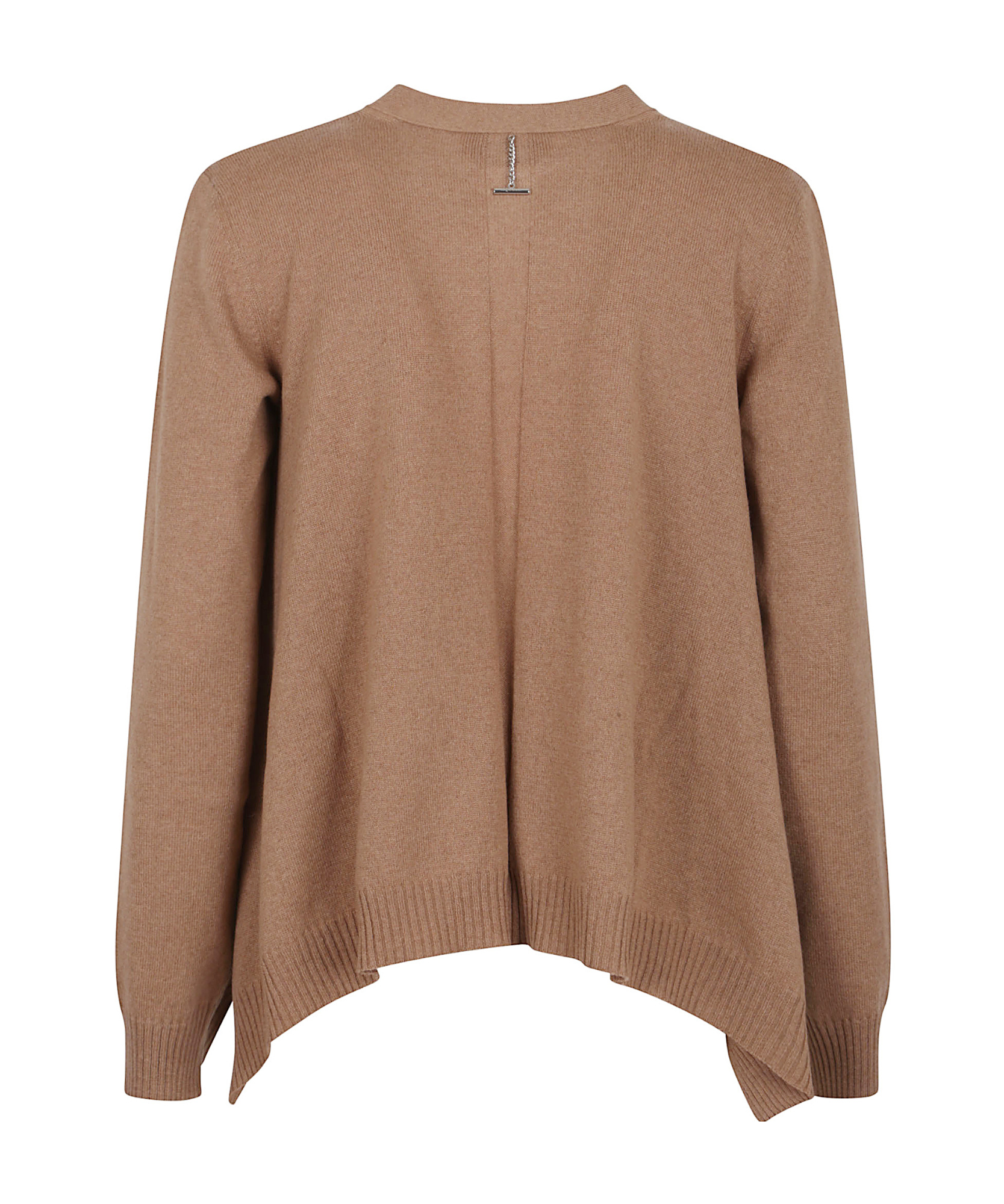 Alexander Mcqueen Vneck Knit Cardigan Long Sleeves In Brown