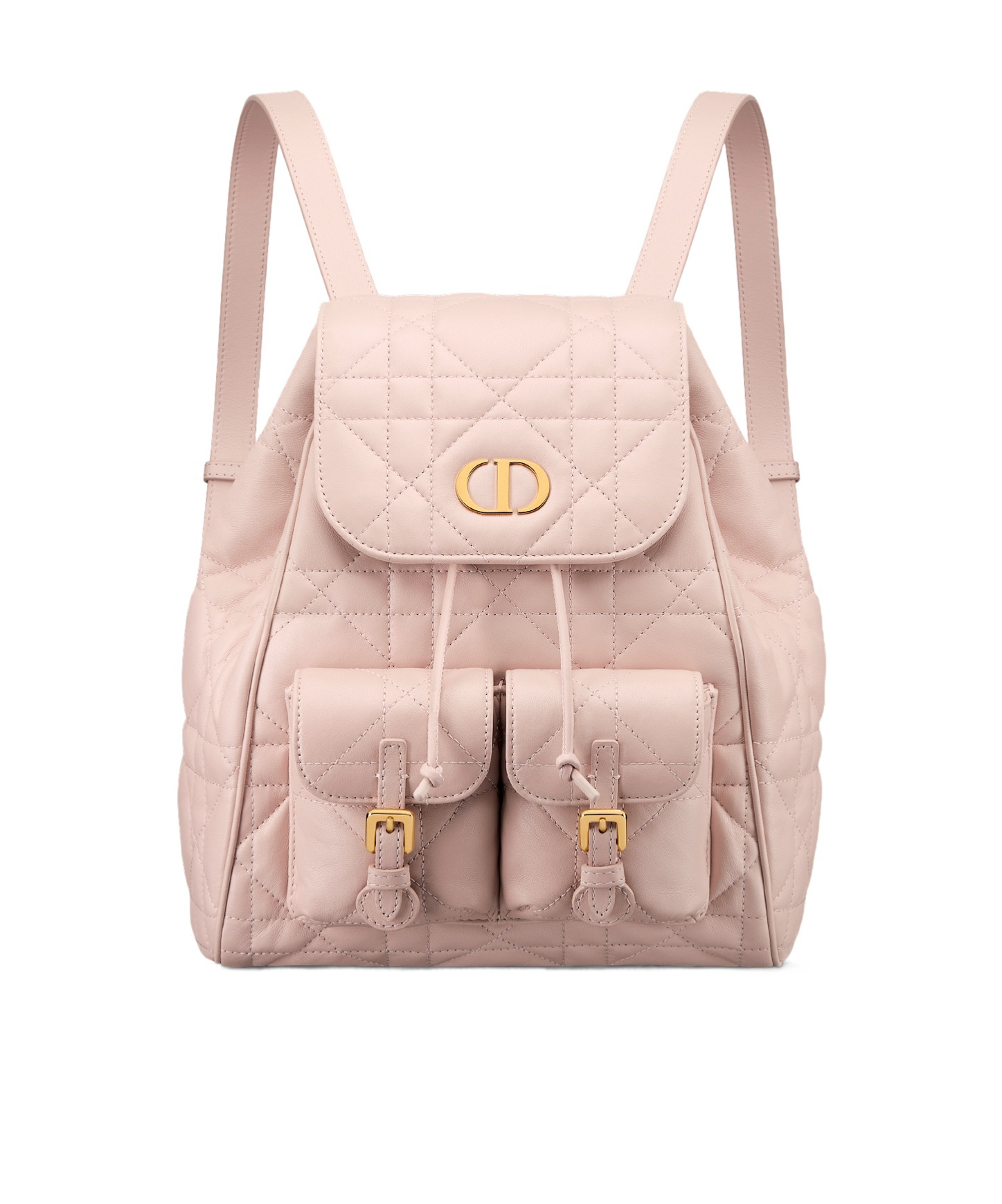 Dior Medium  Caro Backpack In Pink
