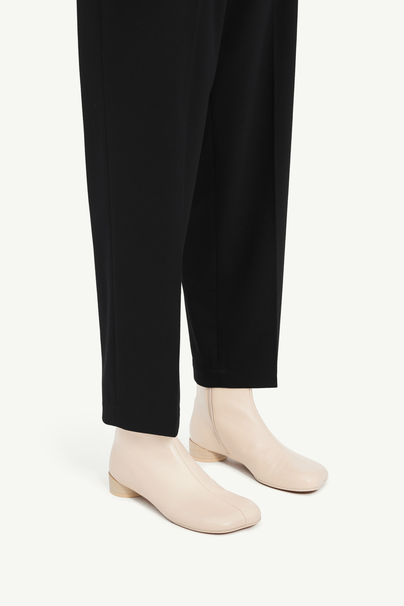 Shop Mm6 Maison Margiela Anatomic Ankle Boots In Nude