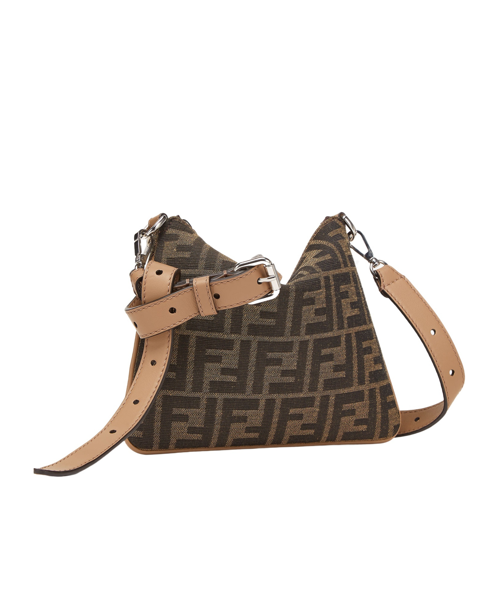 FENDI FENDI FF MONOGRAMMED MINI CROSSBODY BAG