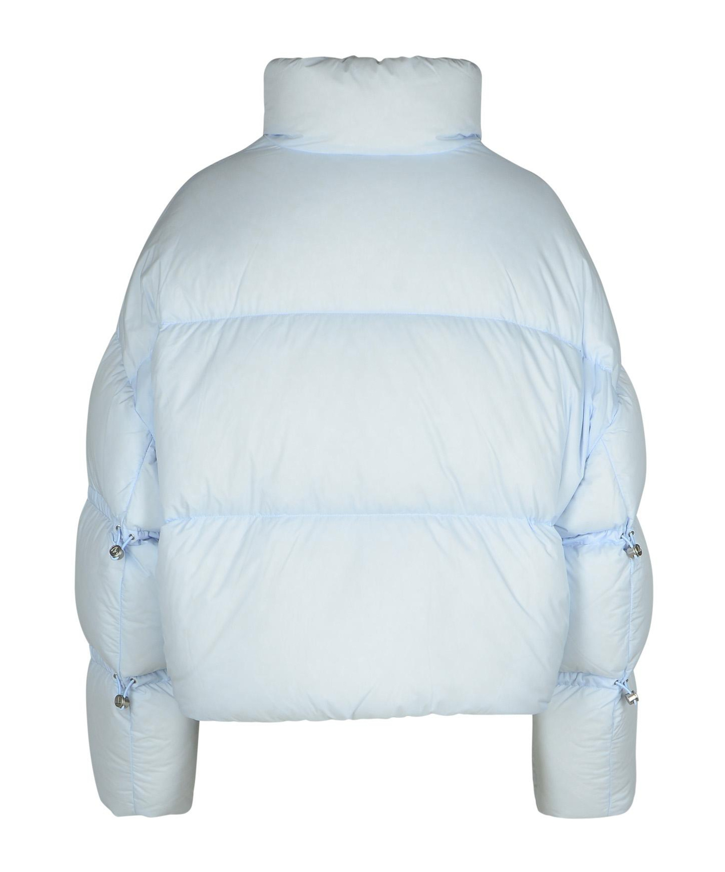 Moose Knuckles 'agate' Light Blue Nylon Down Jacket Women In Blue